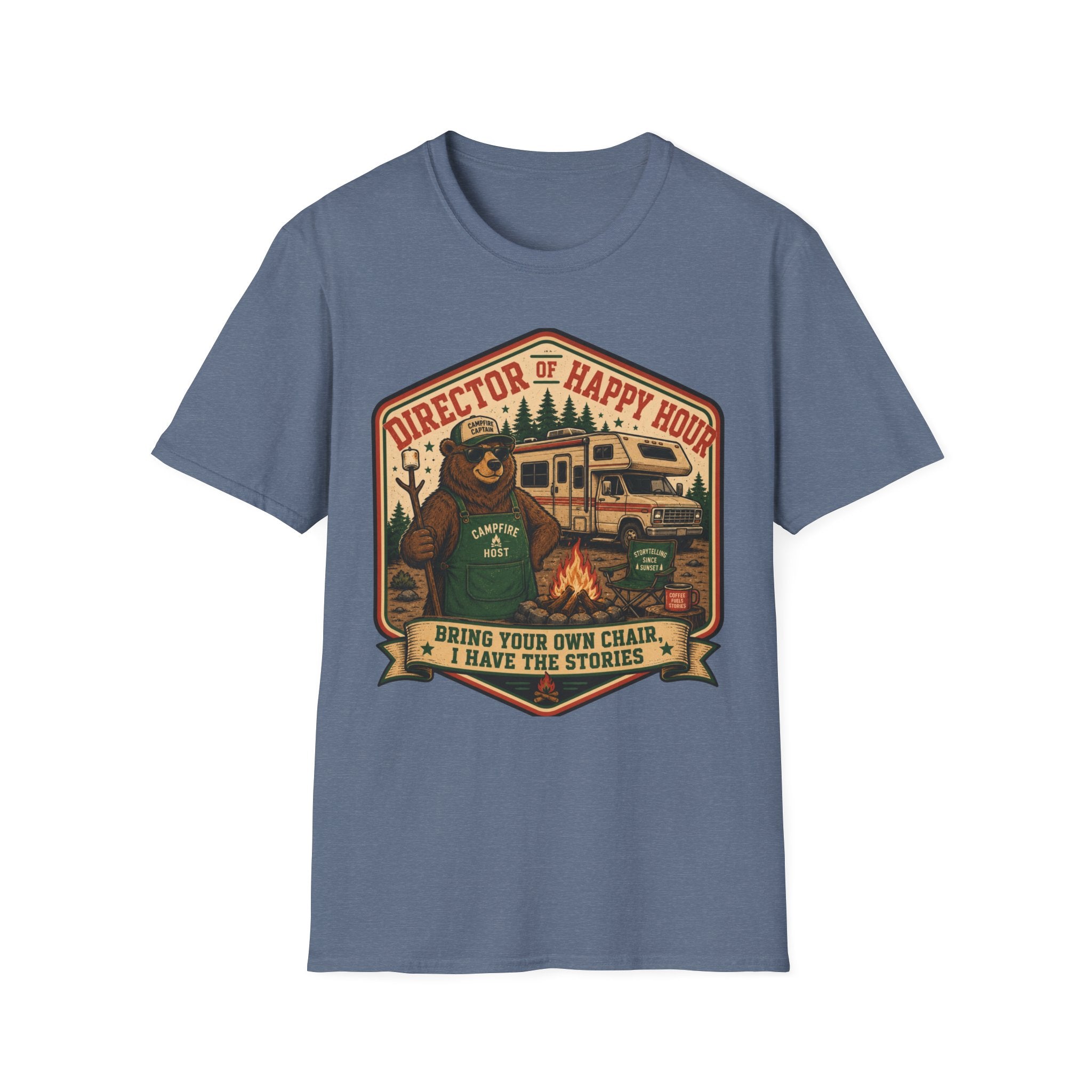 Director Of Happy Hour - Bring Your Own Chair - I Have Stories T-Shirt