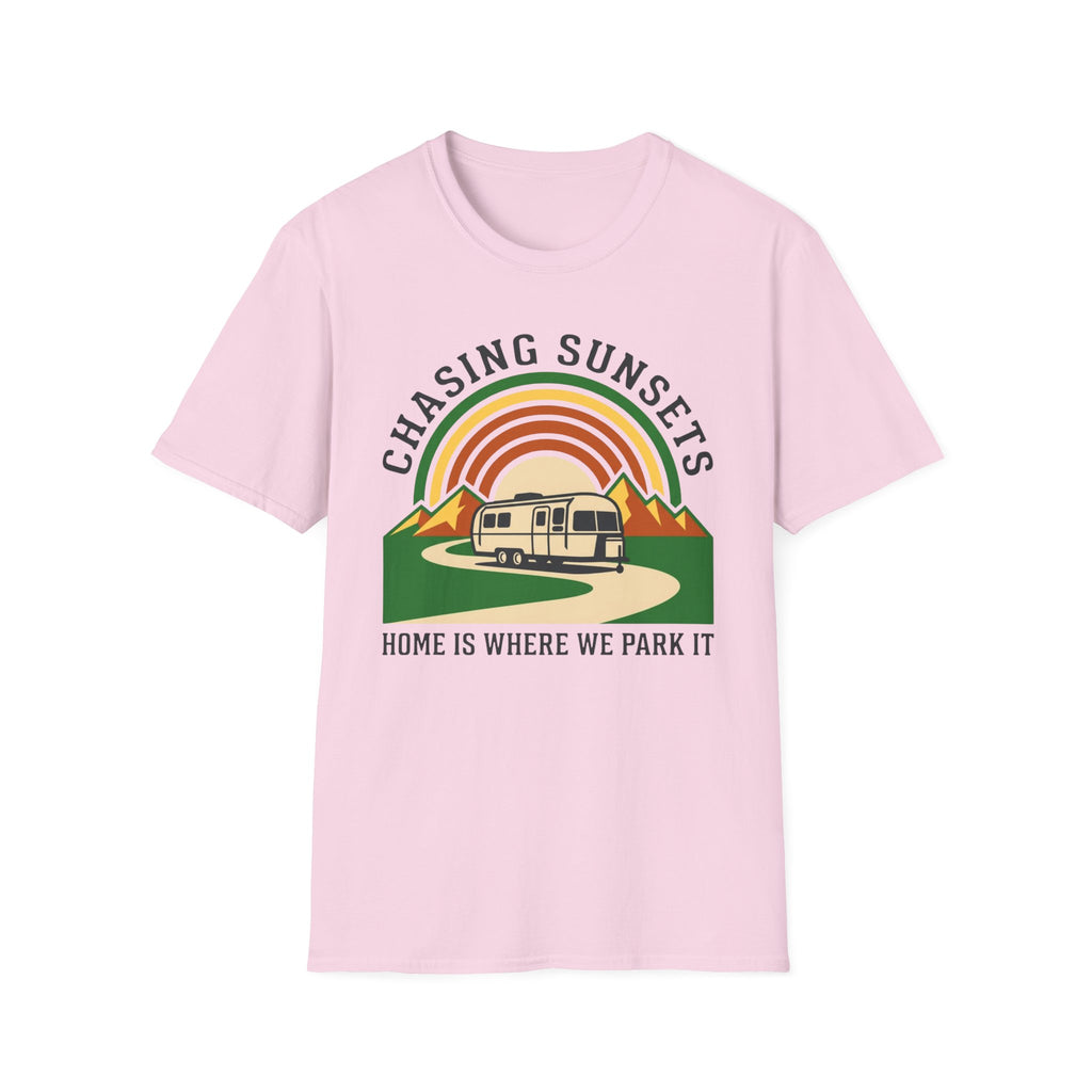 Chasing Sunsets - Home Is Where We Park It T-Shirt