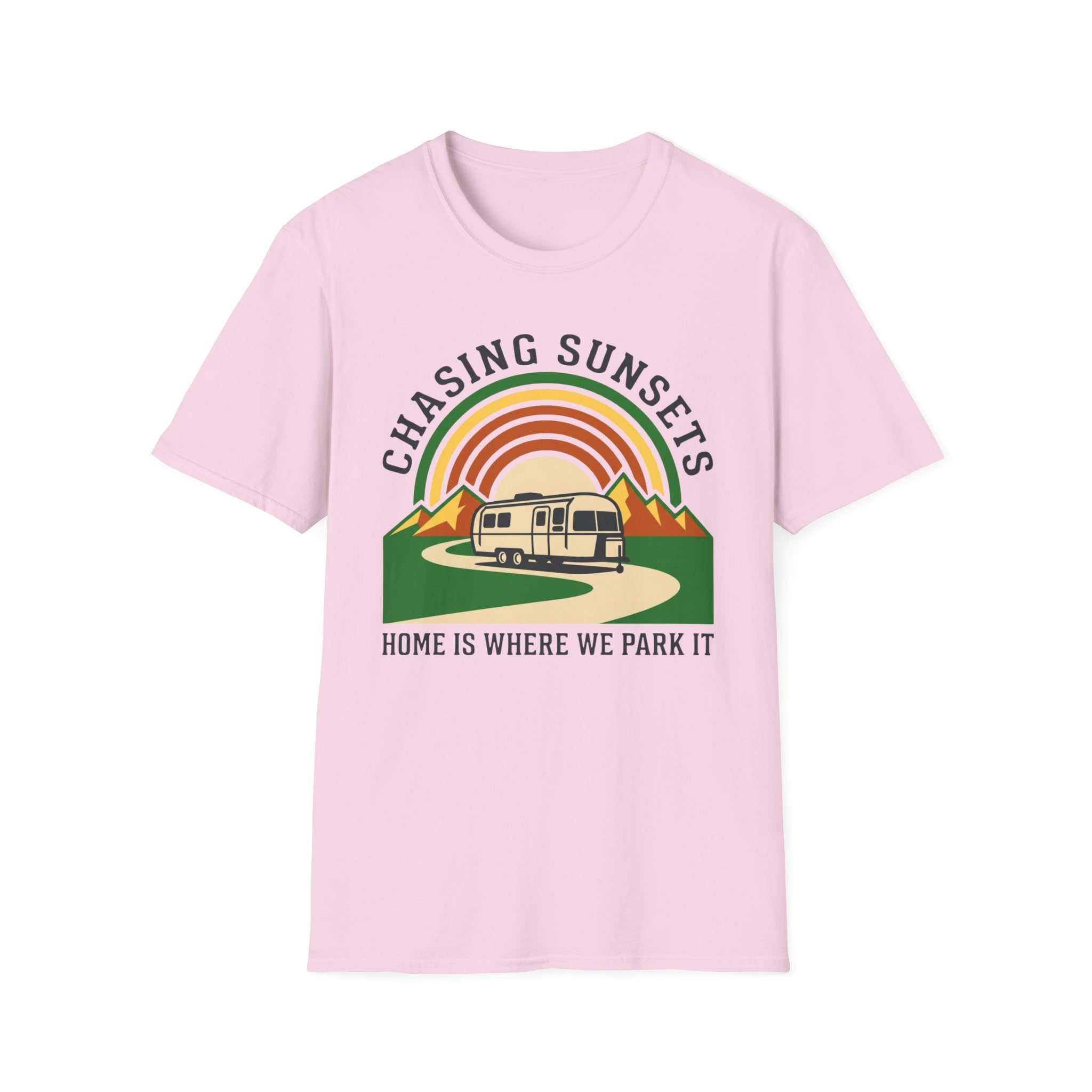 Chasing Sunsets - Home Is Where We Park It T-Shirt
