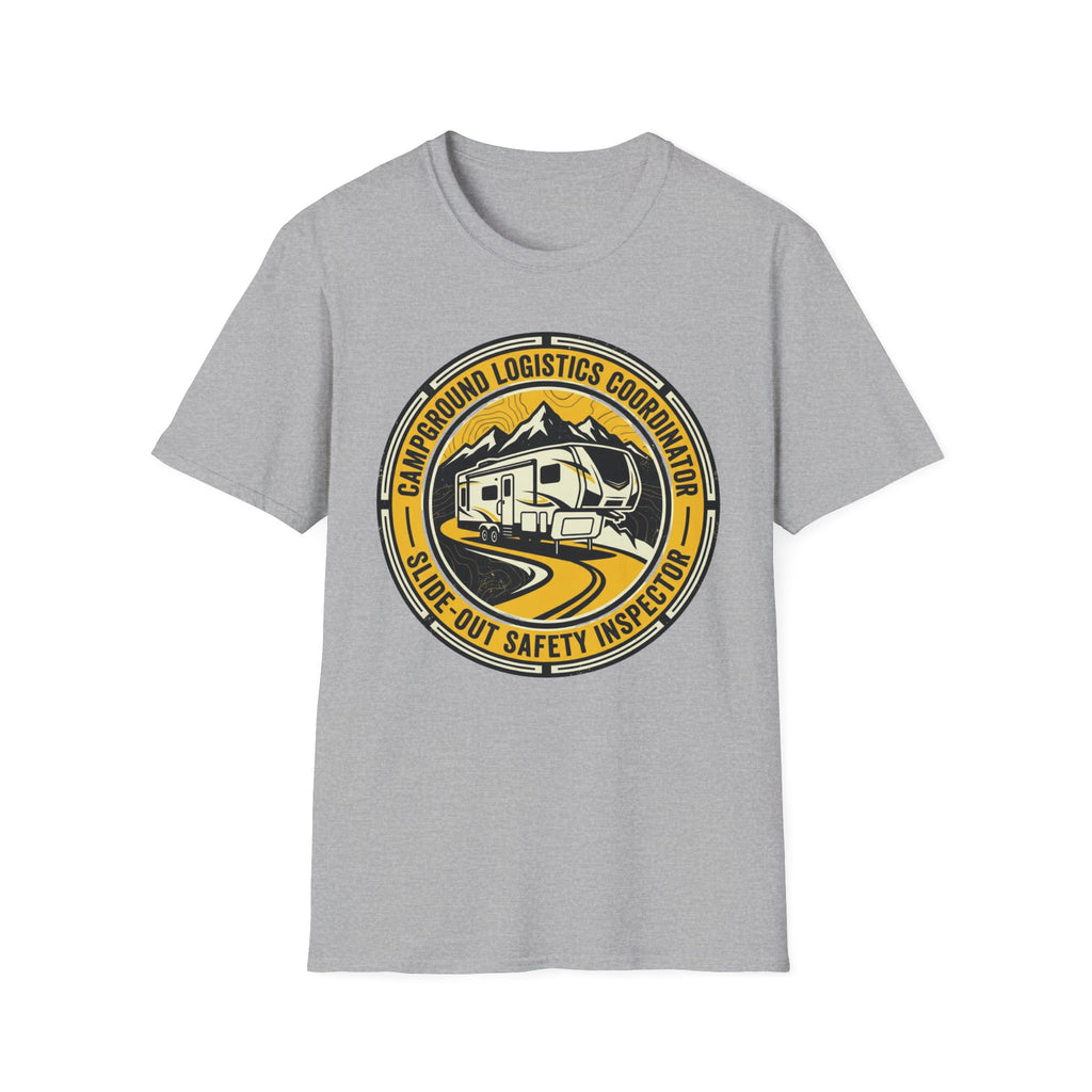 Campground Logistics Coordinator - Slide Out Safety Inspector T-Shirt