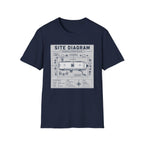Site Layout Diagram T-Shirt