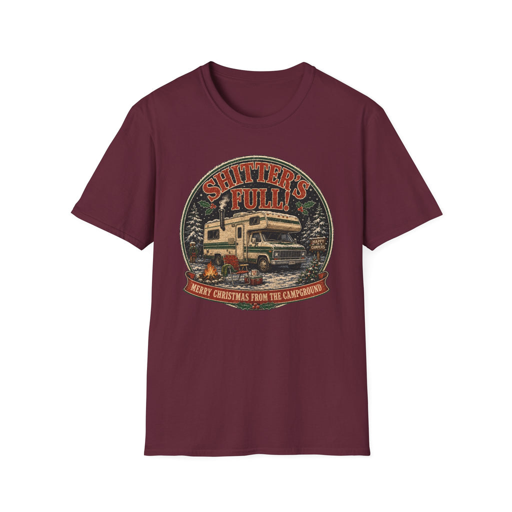 Shitters Full - Merry Xmas From The Campground T-Shirt