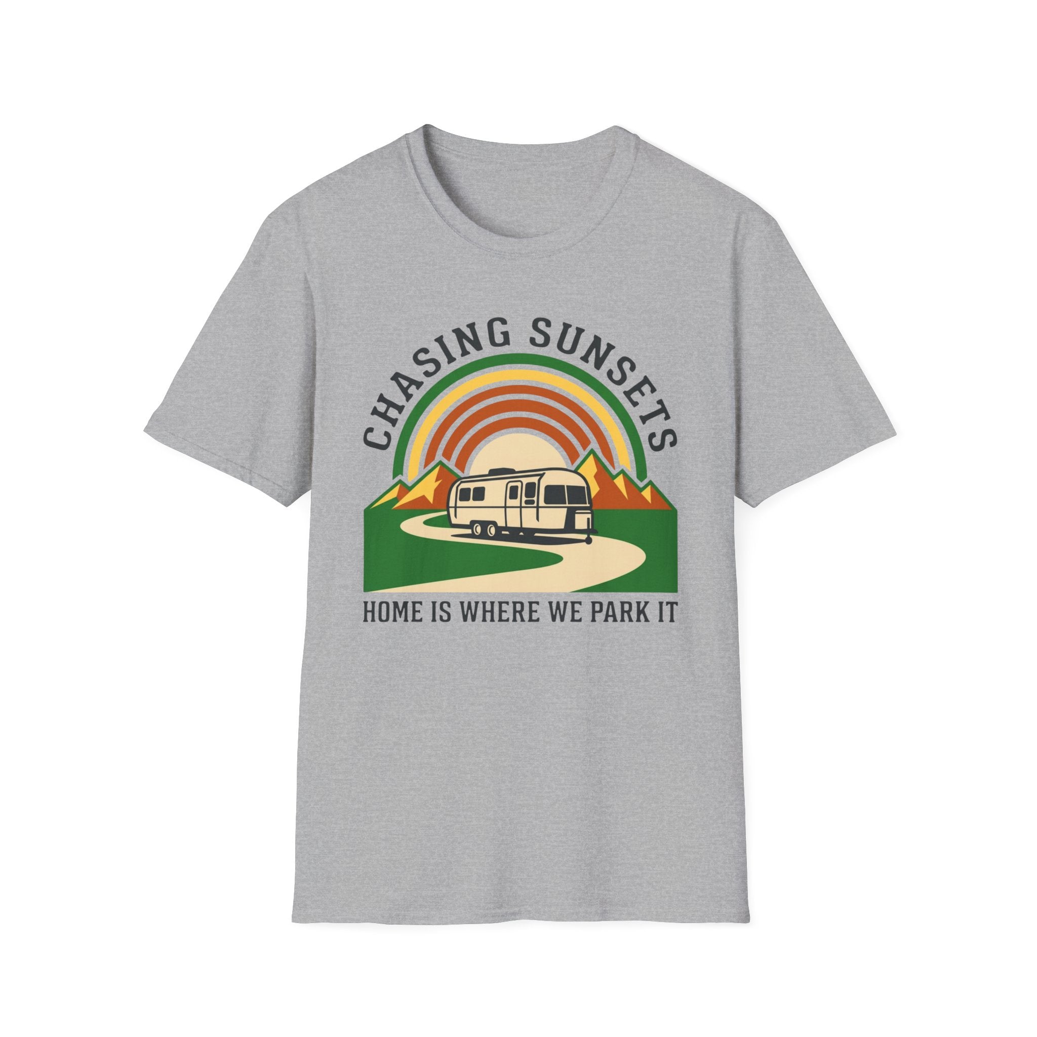 Chasing Sunsets - Home Is Where We Park It T-Shirt