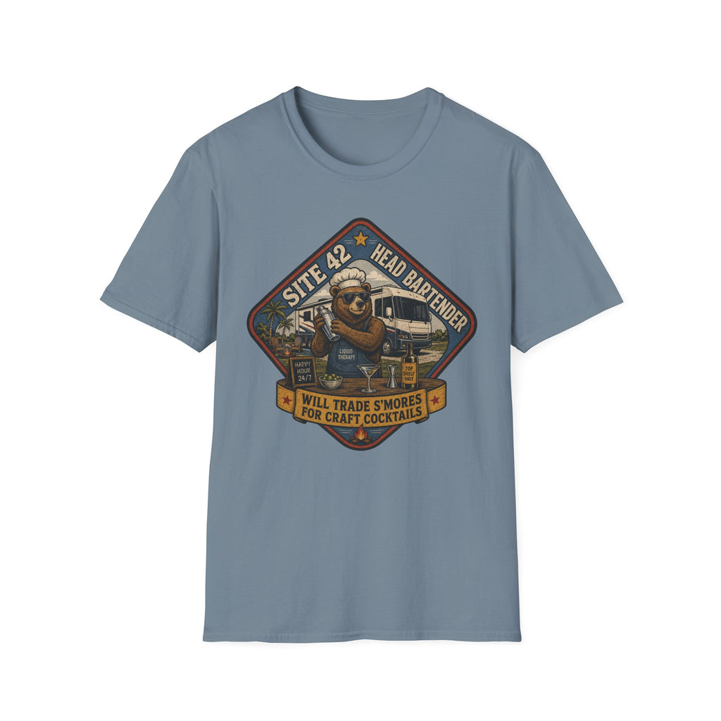 Site 42 - Head Bartender - Liquid Therapy T-Shirt