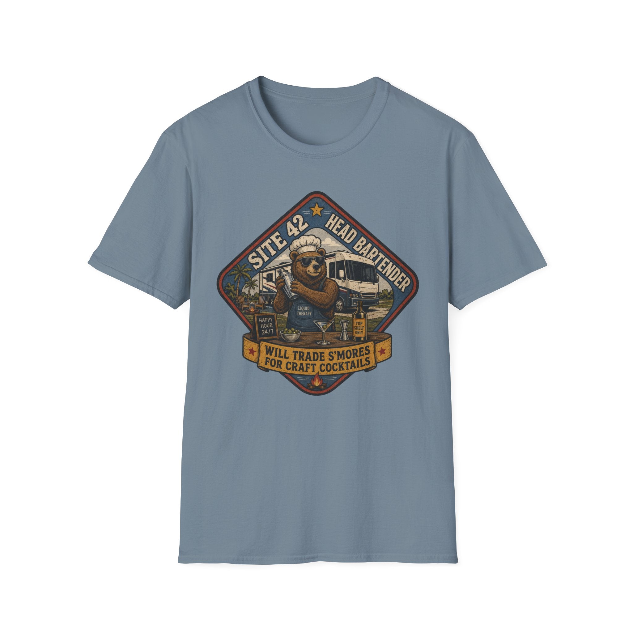 Site 42 - Head Bartender - Liquid Therapy T-Shirt