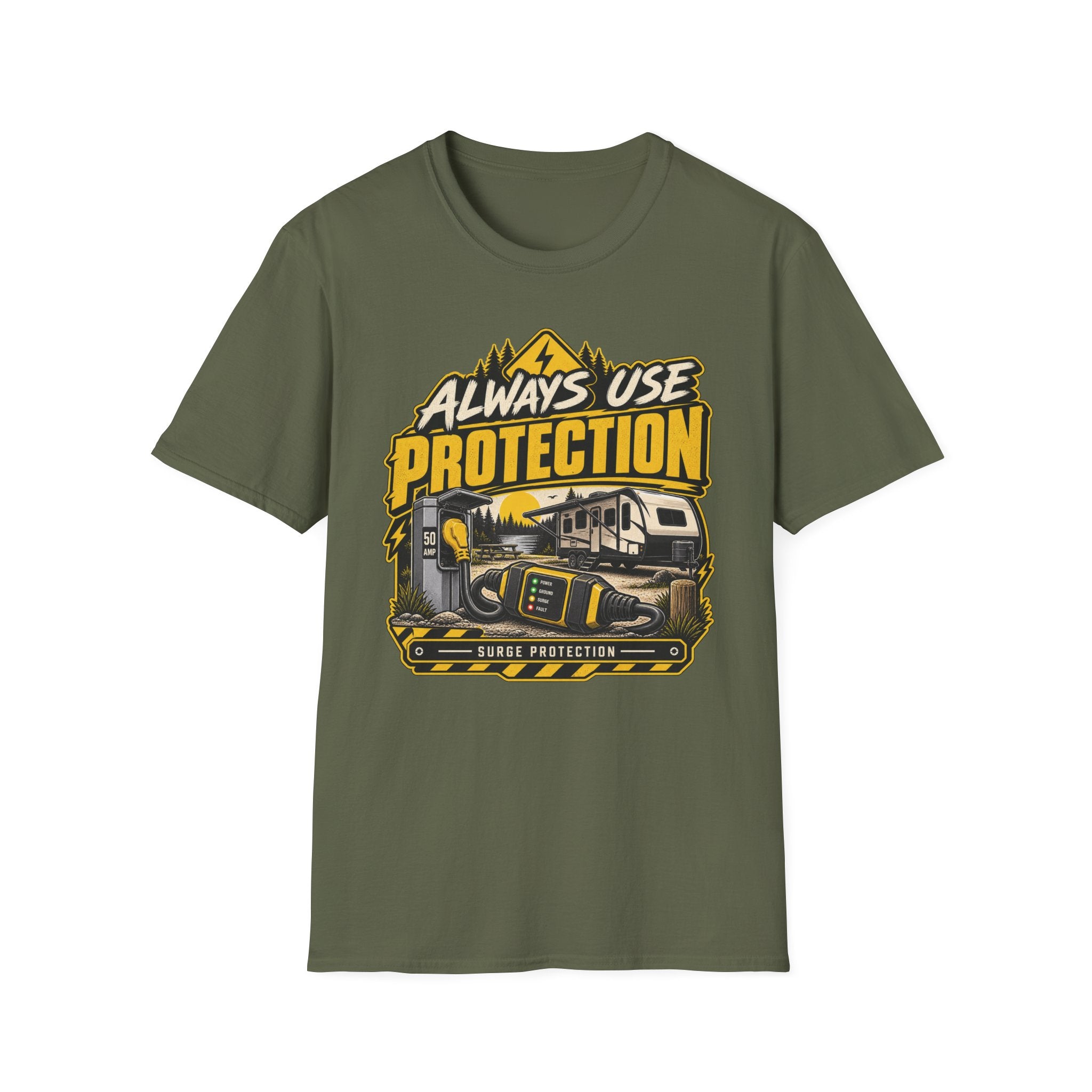 Always Use Protection - Surge Protection T-Shirt
