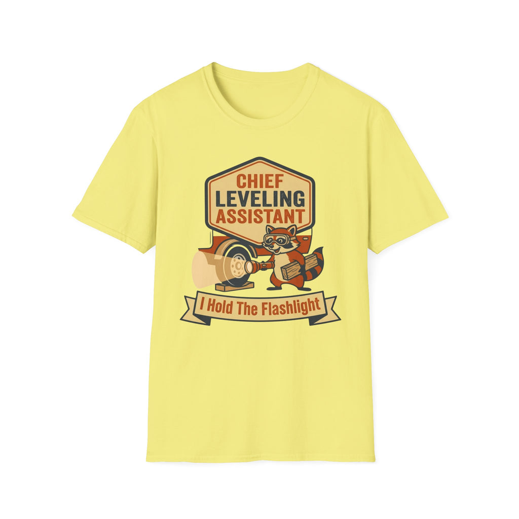 Chief Leveling Assistant - I Hold The Flashlight T-Shirt