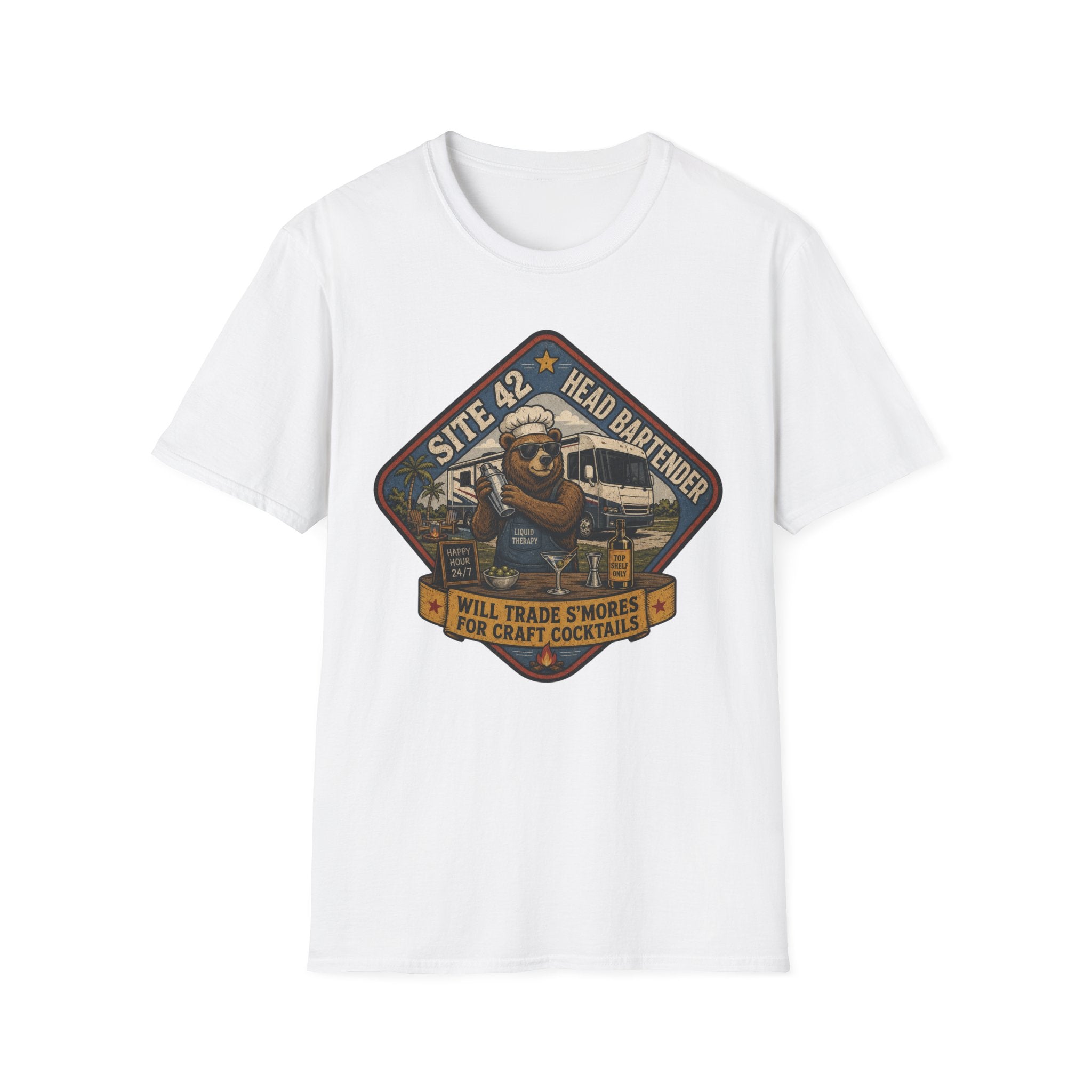 Site 42 - Head Bartender - Liquid Therapy T-Shirt