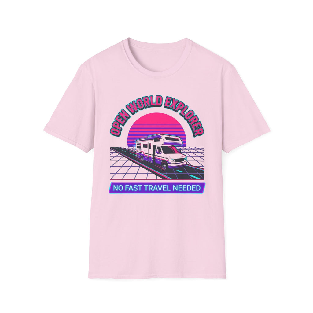 Open World Explorer - No Fast Travel Needed T-Shirt