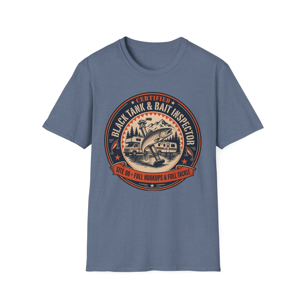 Certified Black Tank & Bait Inspector T-Shirt