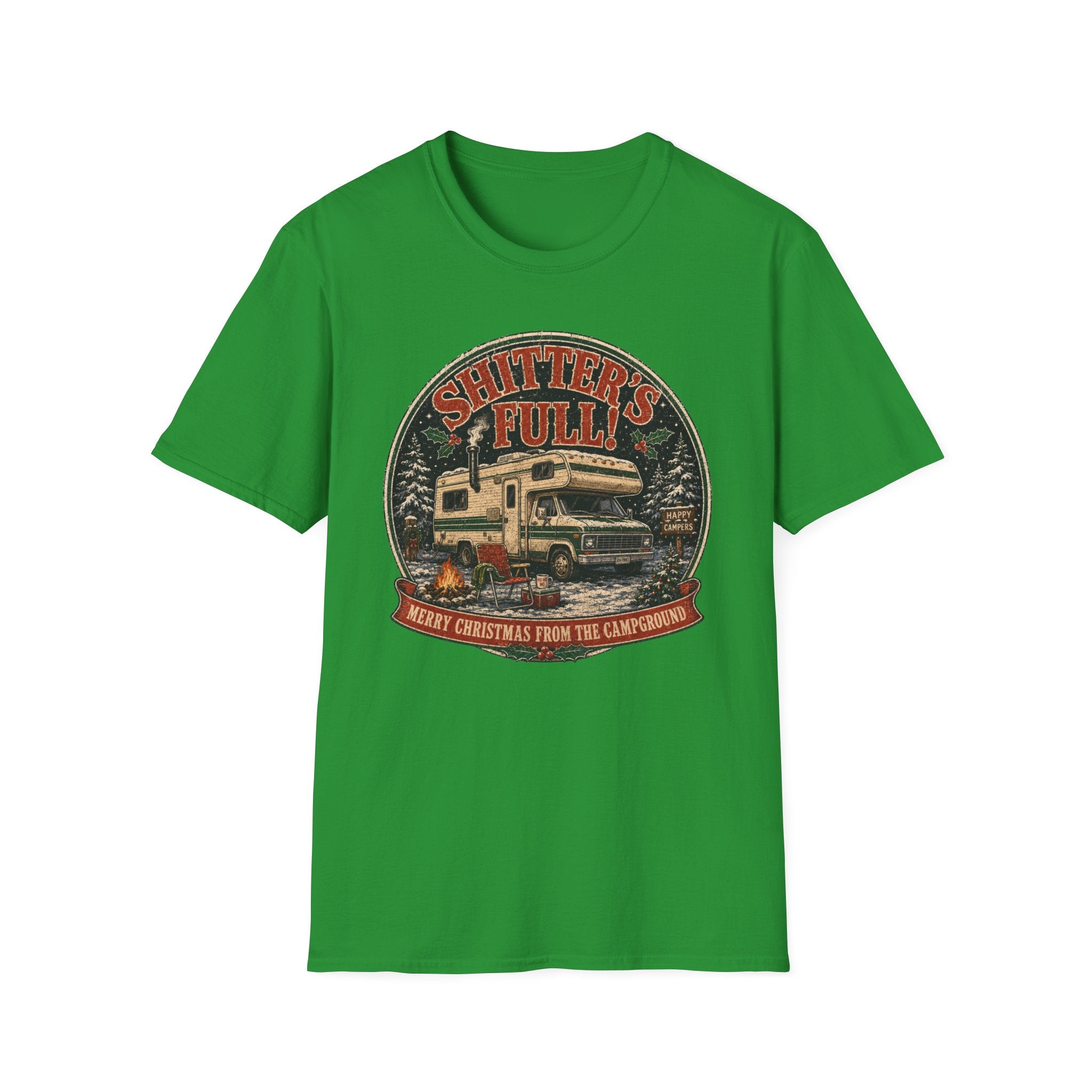 Shitters Full - Merry Xmas From The Campground T-Shirt