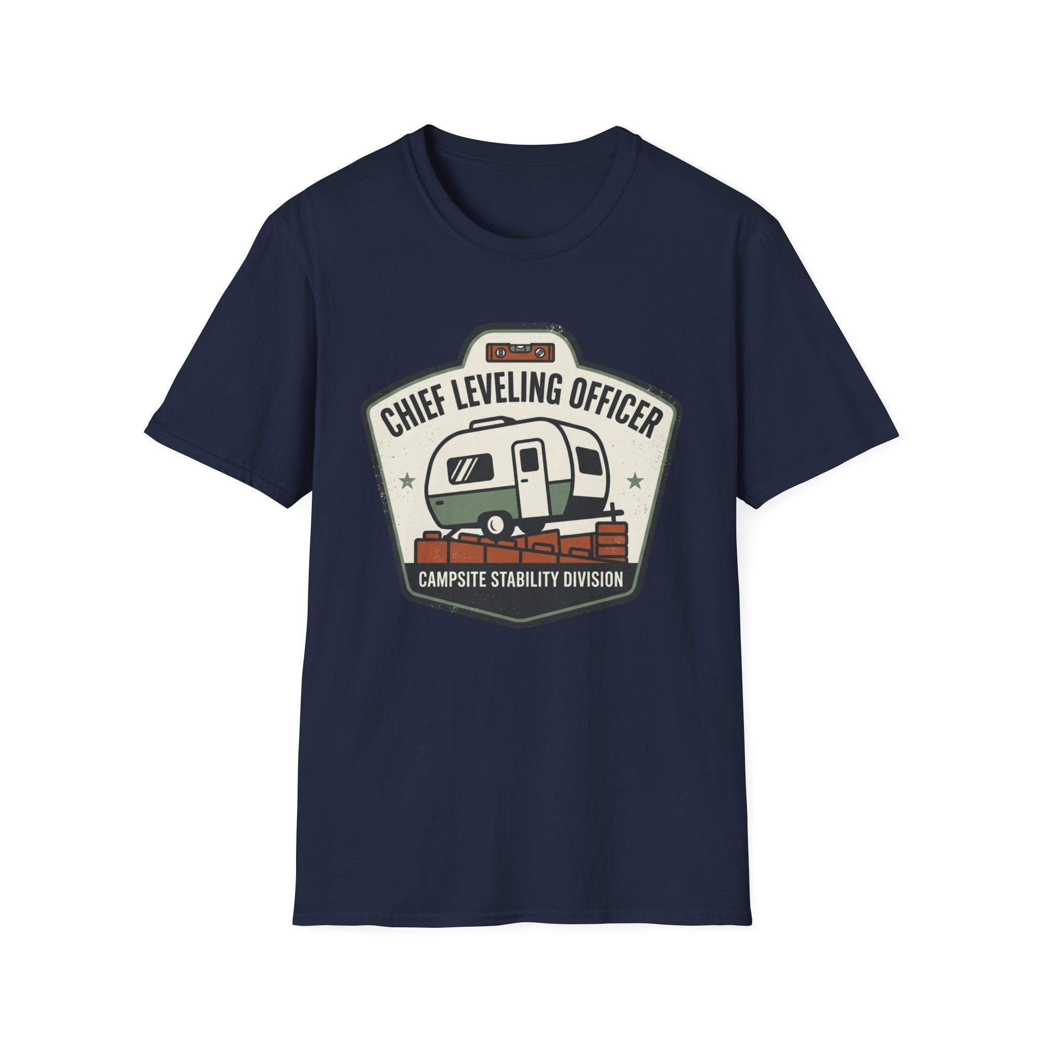 Chief Leveling Officer Campsite Stability Division T-Shirt