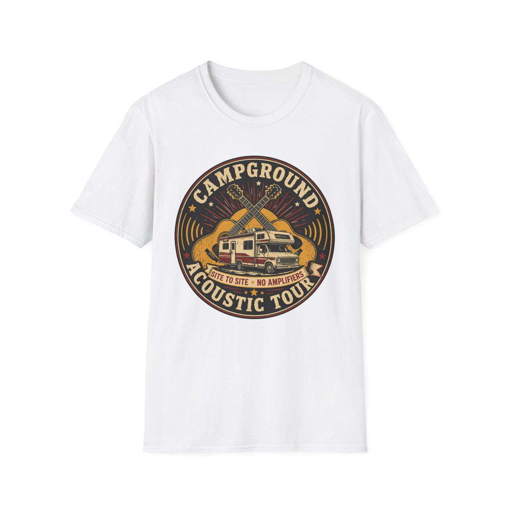 Campground Acoustic Tour - Site To Site - No Amplifiers T-Shirt