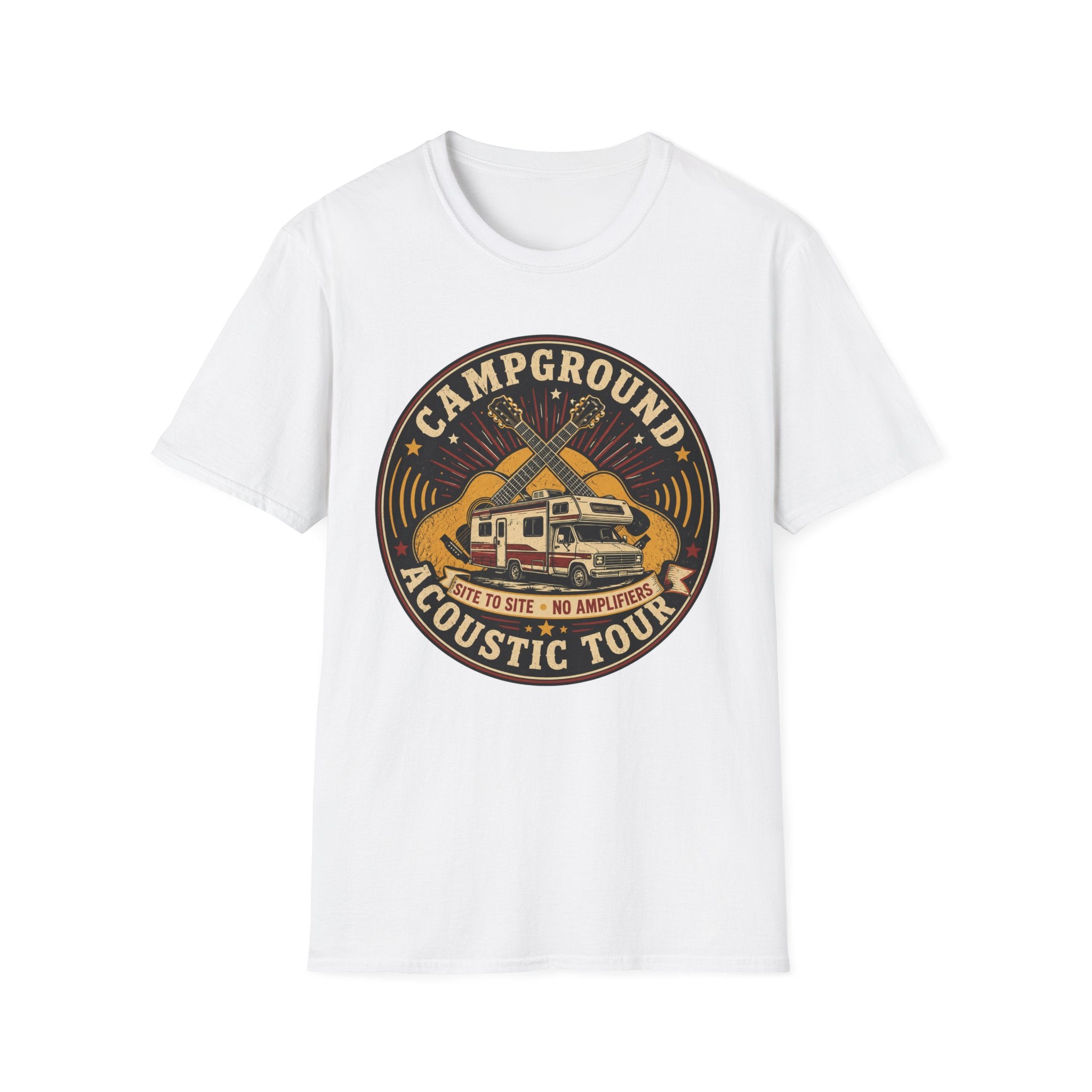 Campground Acoustic Tour - Site To Site - No Amplifiers T-Shirt