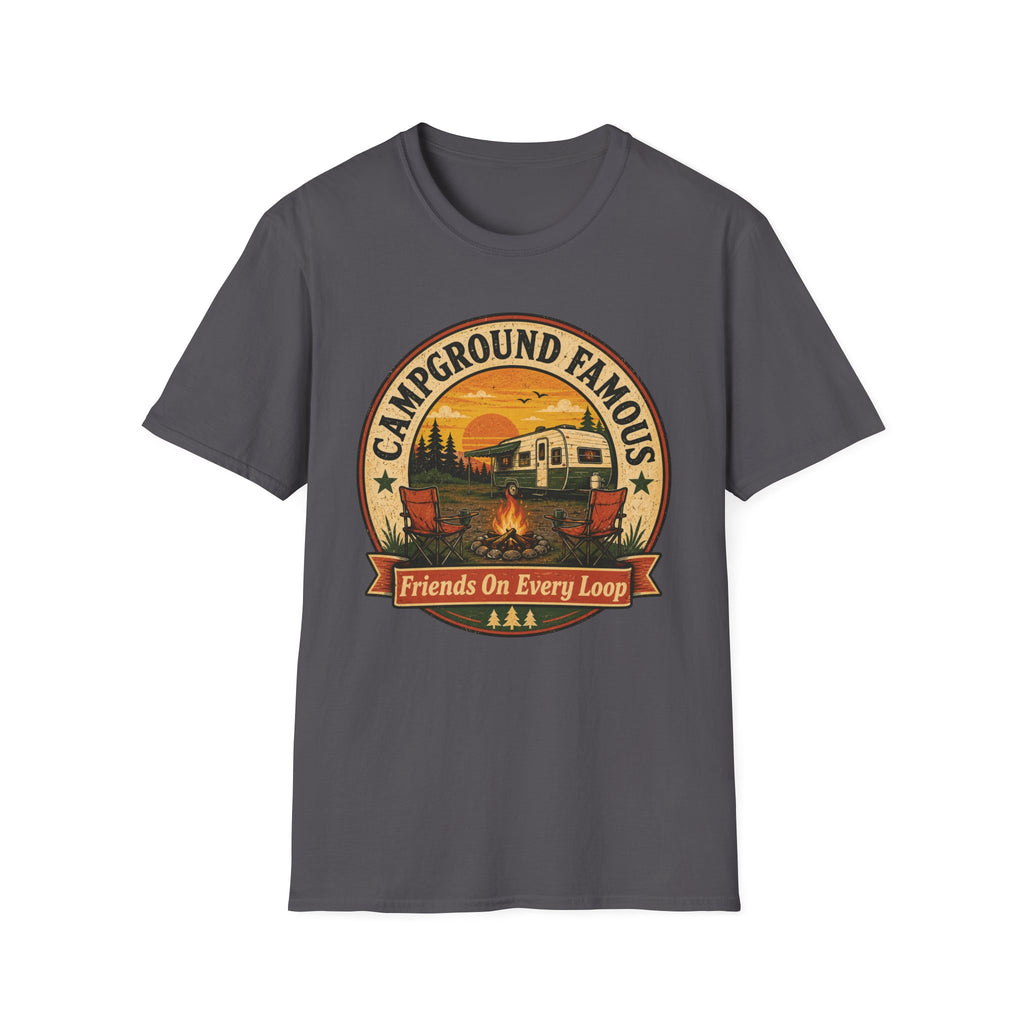 Campground Famous - Friends On Every Loop T-Shirt