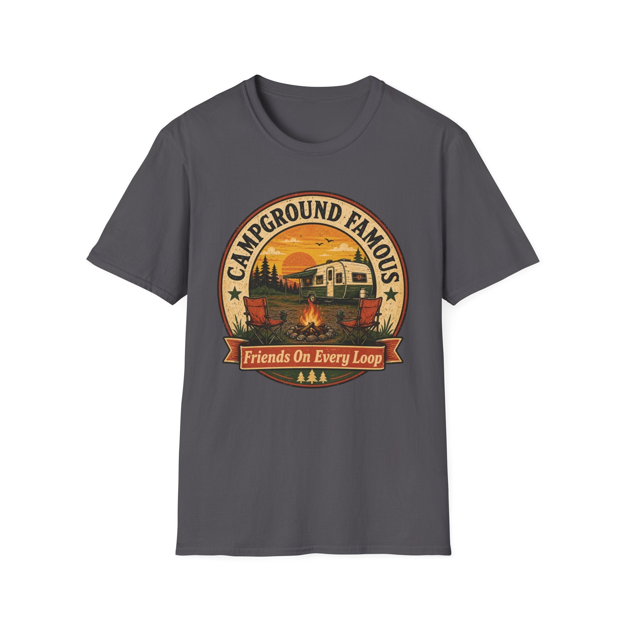 Campground Famous - Friends On Every Loop T-Shirt