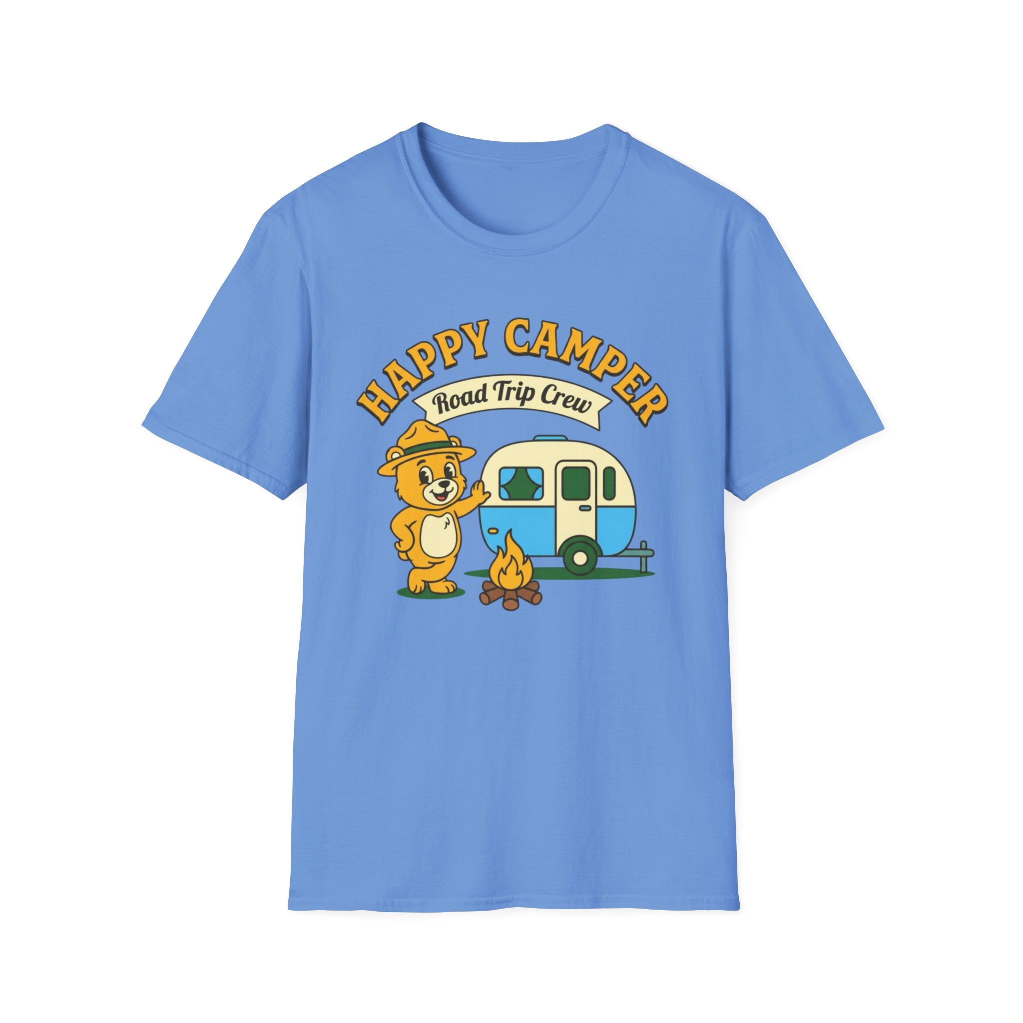 Happy Camper Road Trip Crew T-Shirt