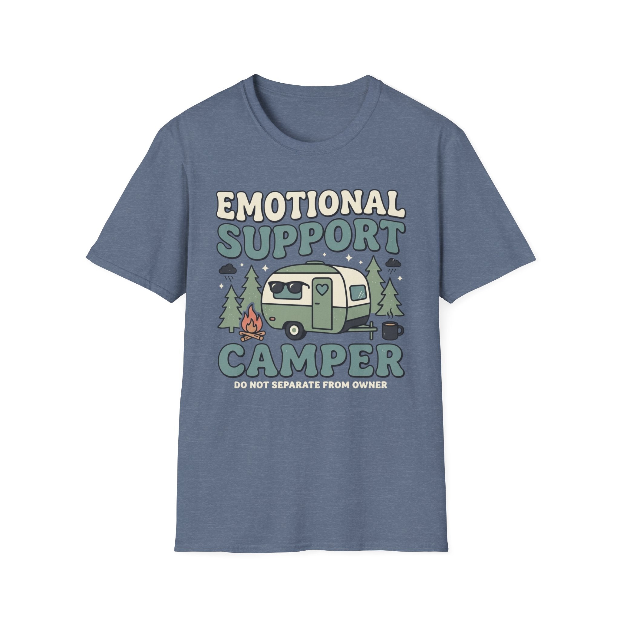 Emotional Support Camper Do Not Separate From Owner T-Shirt