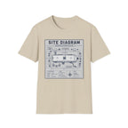 Site Layout Diagram T-Shirt