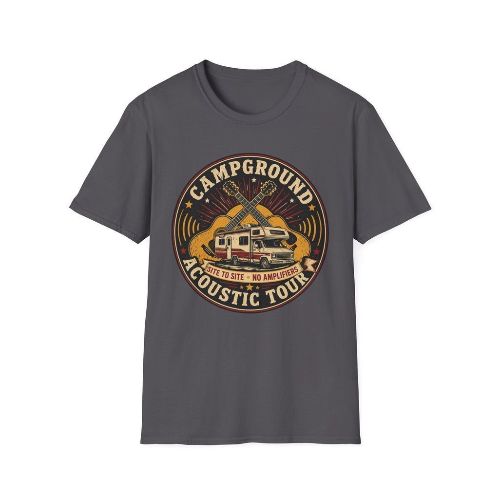 Campground Acoustic Tour - Site To Site - No Amplifiers T-Shirt