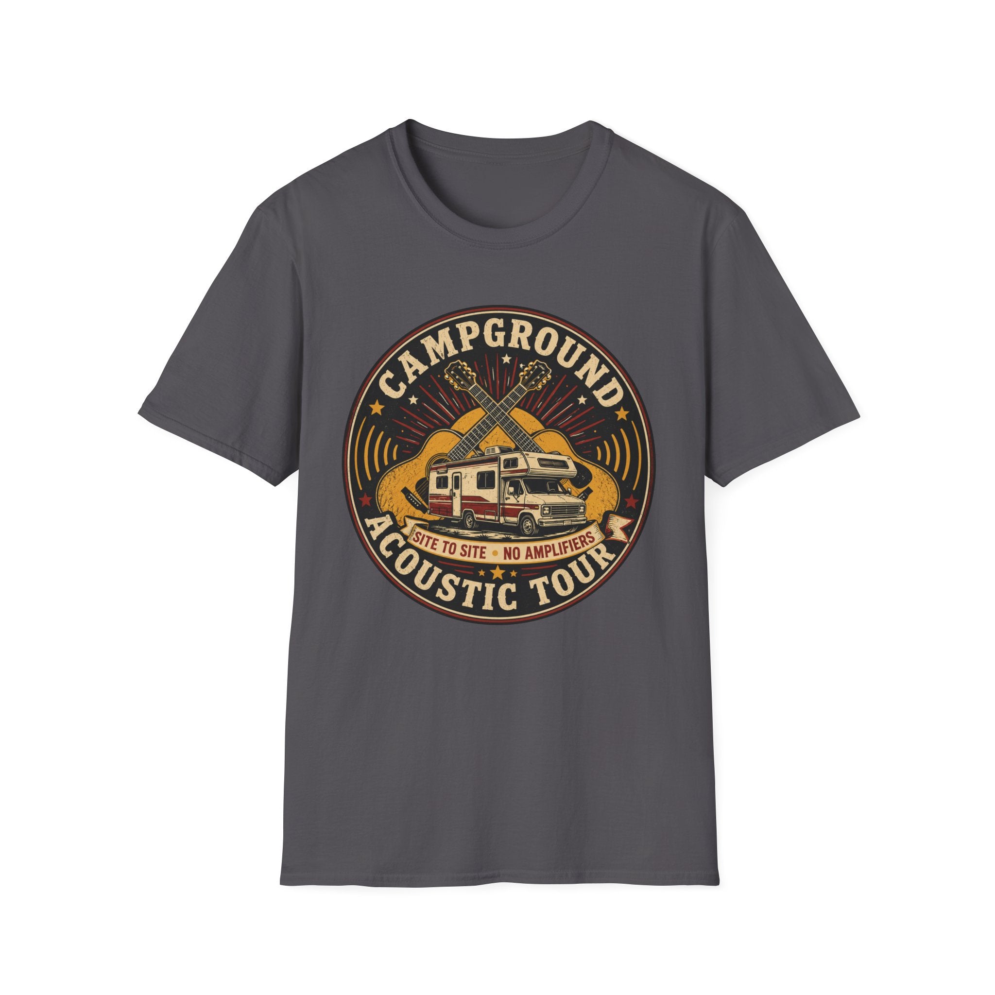 Campground Acoustic Tour - Site To Site - No Amplifiers T-Shirt