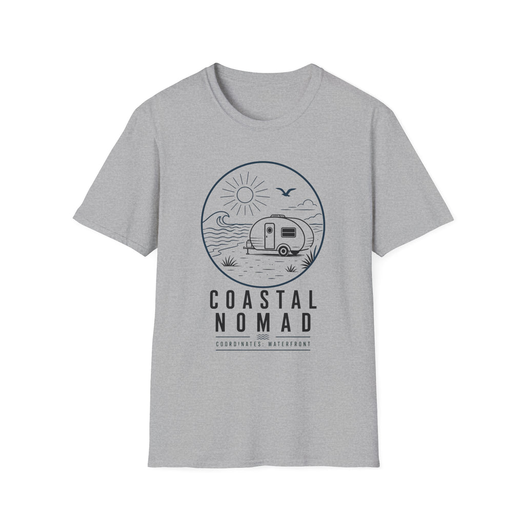 Coastal Nomad - Coordinates Waterfront T-Shirt