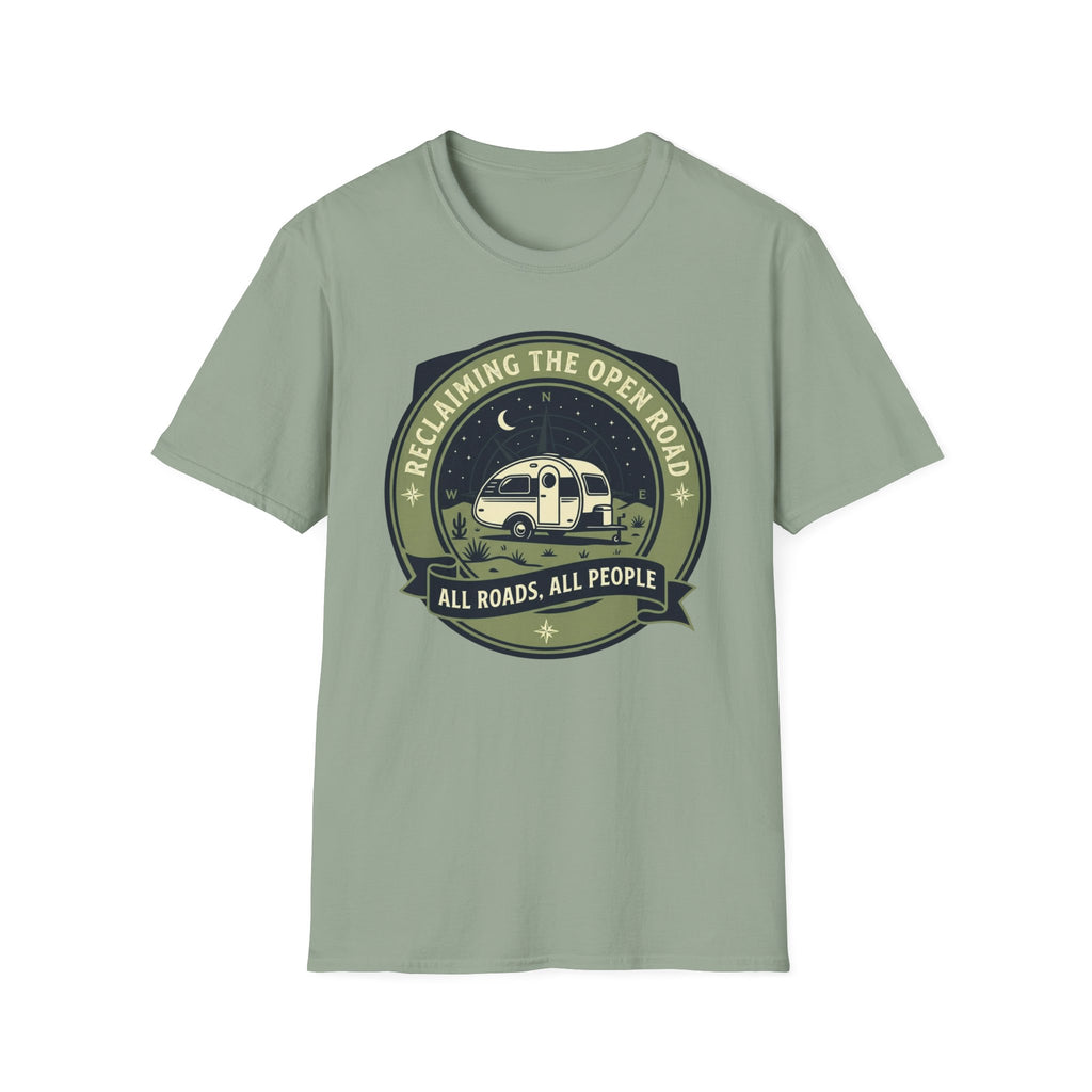 Reclaiming The Open Road - All Roads All People T-Shirt