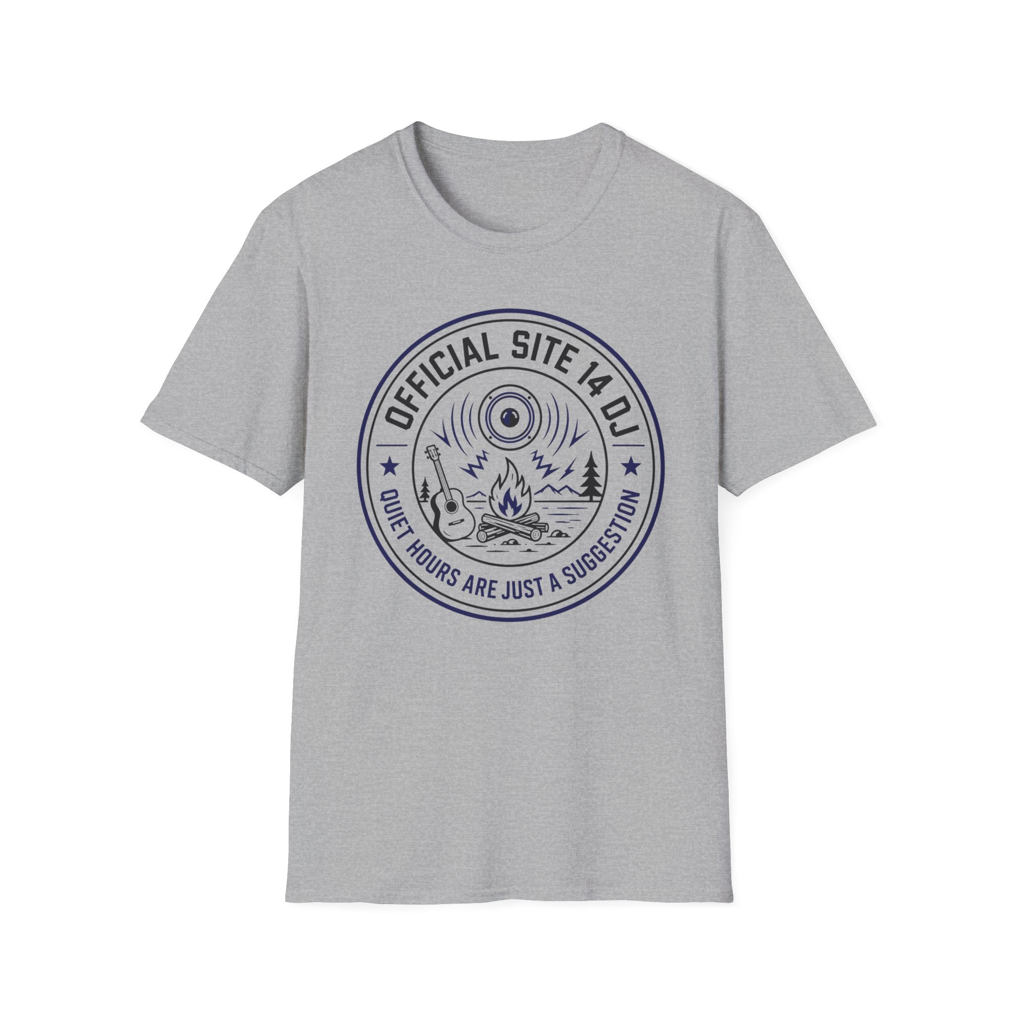 Official Site 14 DJ - Quiet Hours Are Just A Suggestion T-Shirt