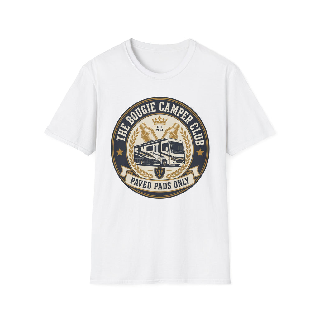 The Bougie Camper Club - Paved Pads Only T-Shirt