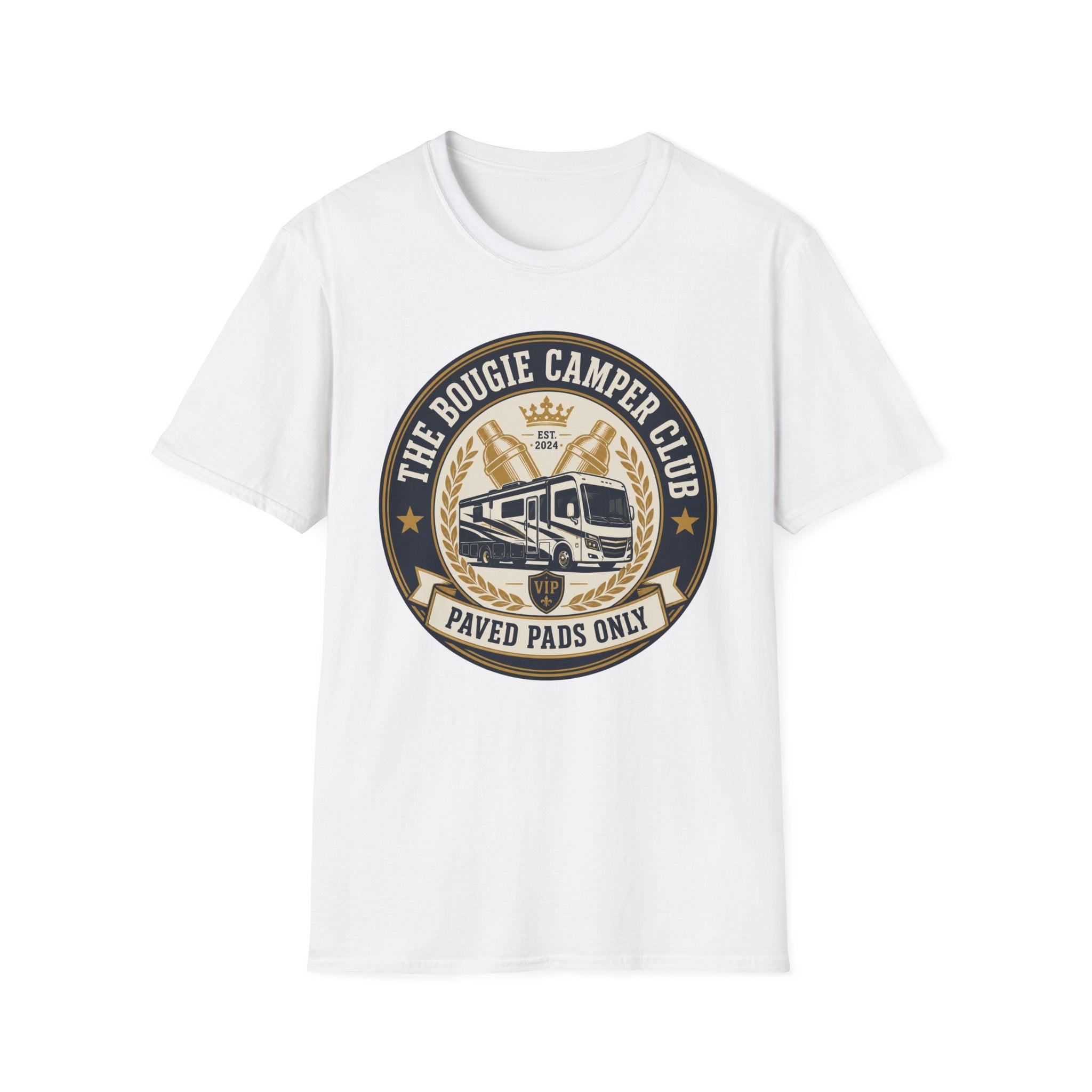 The Bougie Camper Club - Paved Pads Only T-Shirt
