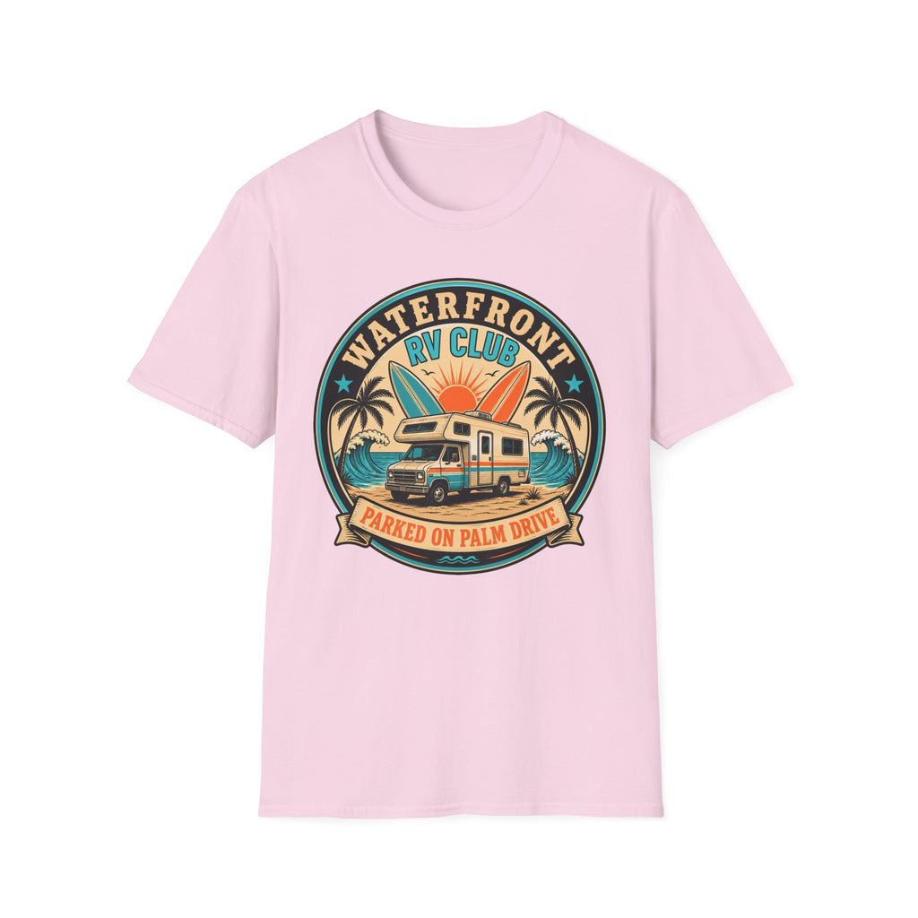 Waterfront RV Club - Parked On Palm Drive T-Shirt