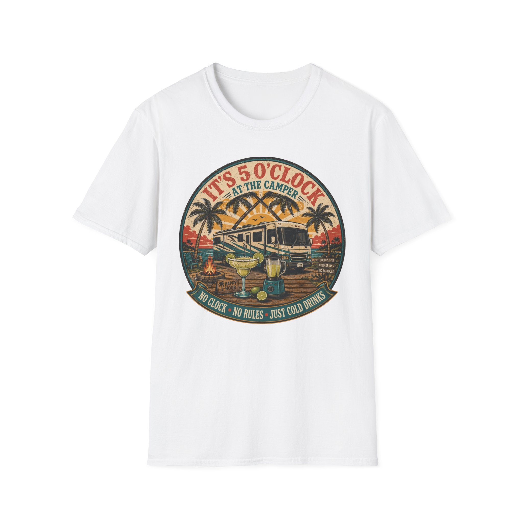 It's 5 O'Clock At The Camper T-Shirt