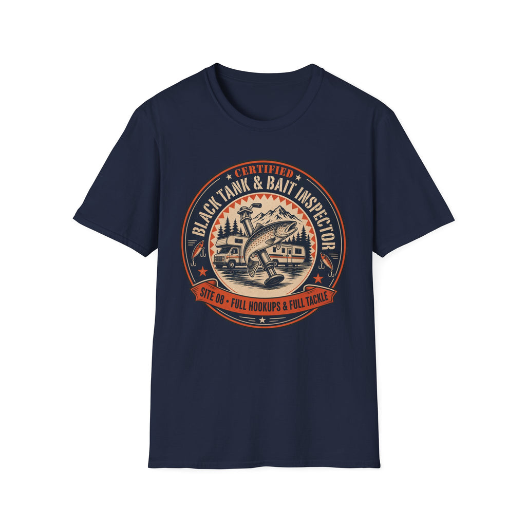 Certified Black Tank & Bait Inspector T-Shirt