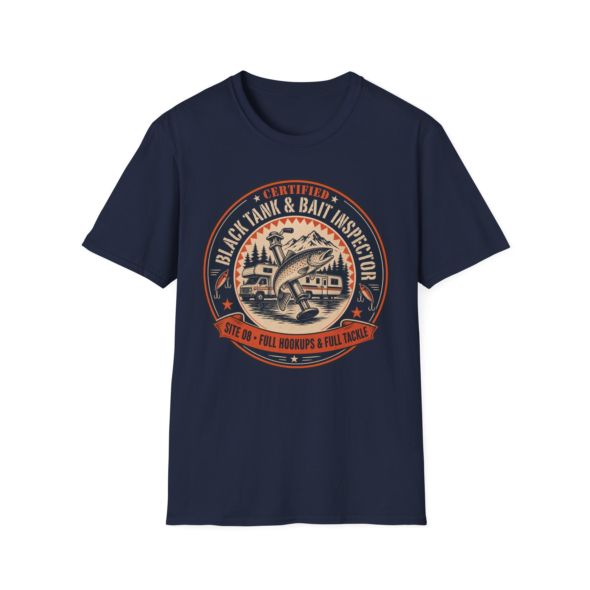 Certified Black Tank & Bait Inspector T-Shirt