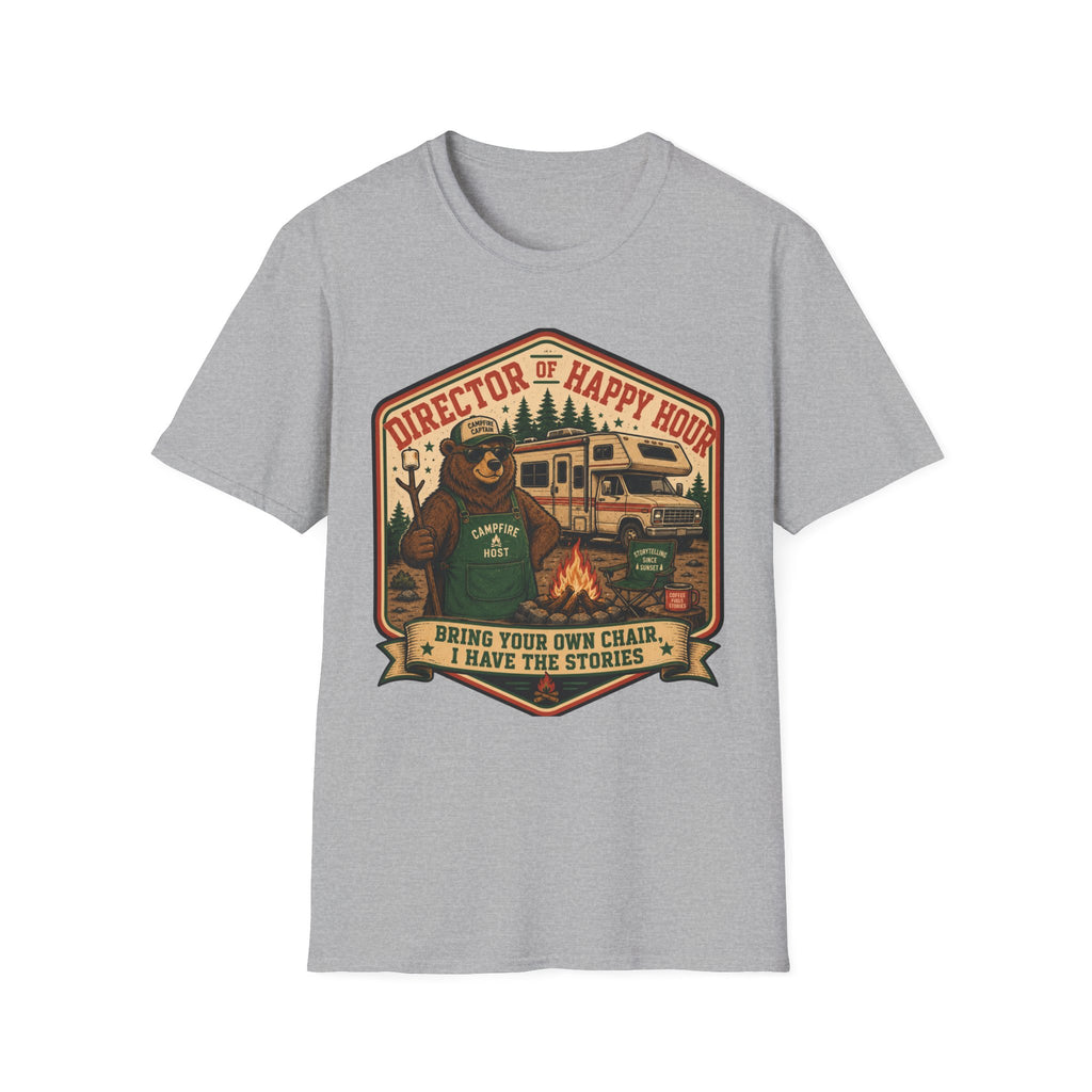 Director Of Happy Hour - Bring Your Own Chair - I Have Stories T-Shirt