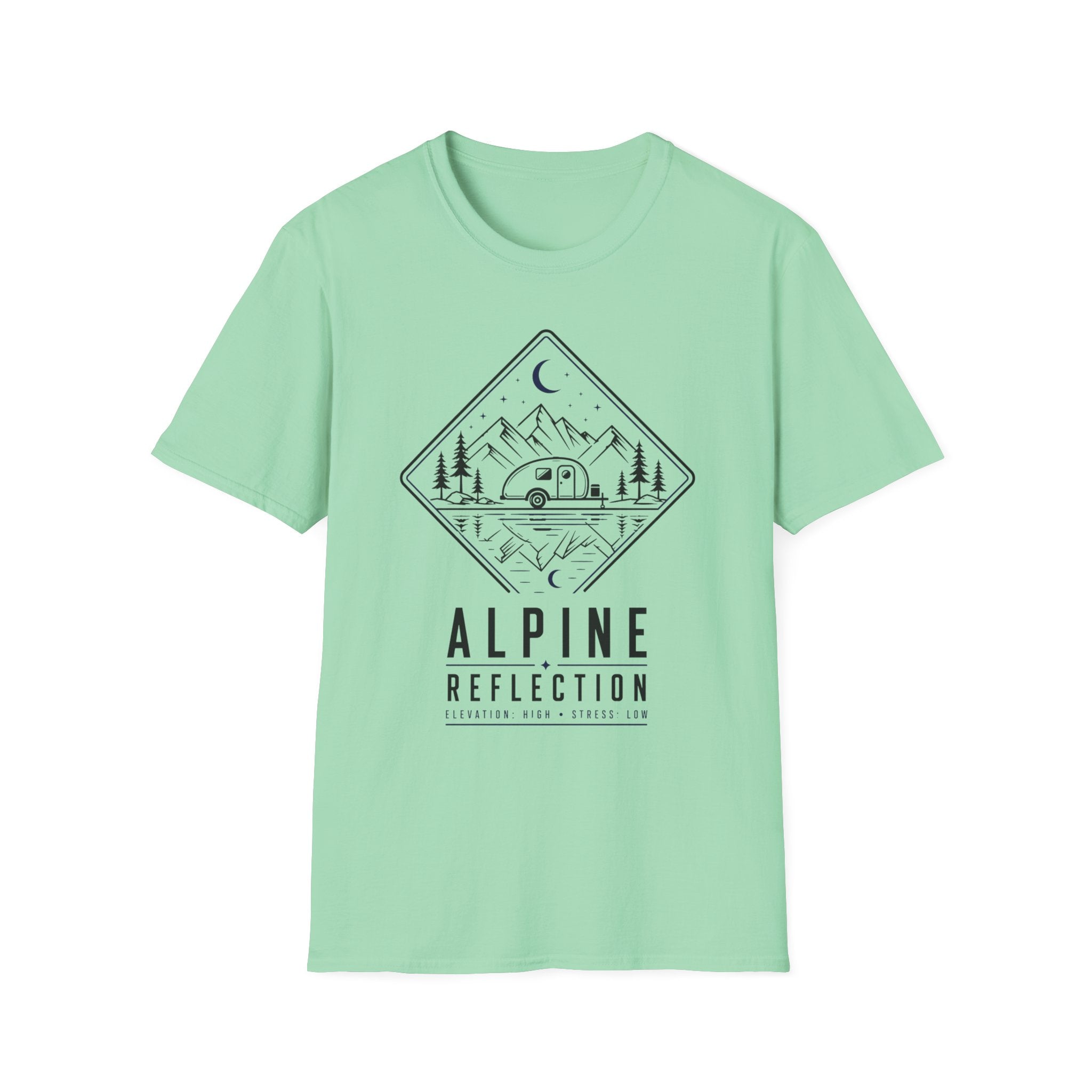 Alpine Reflection - Elevation High - Stress LowT-Shirt