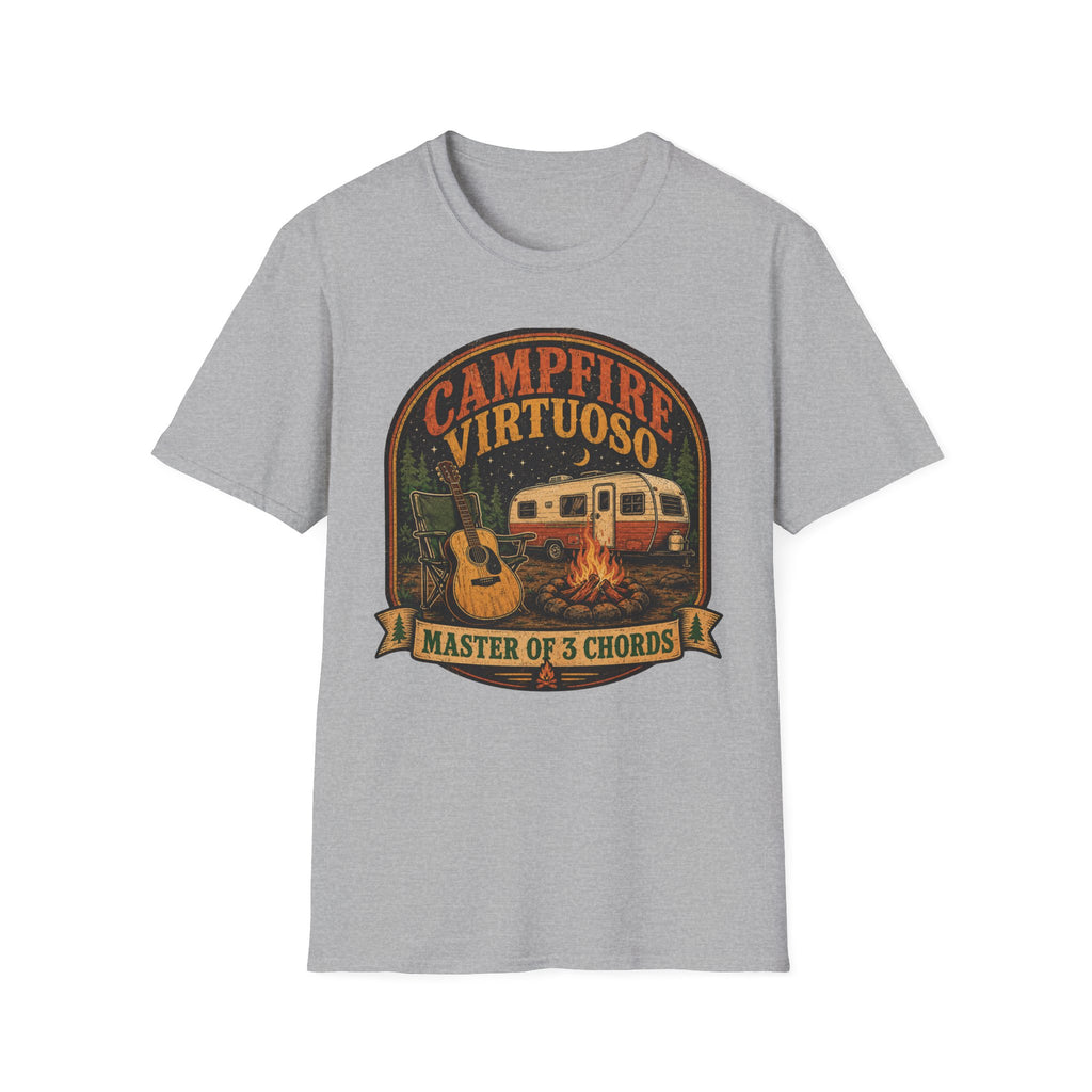 Campfire Virtuoso - Master of 3 Chords T-Shirt