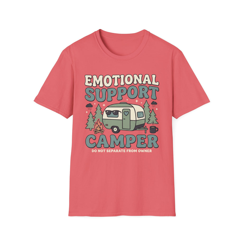 Emotional Support Camper Do Not Separate From Owner T-Shirt