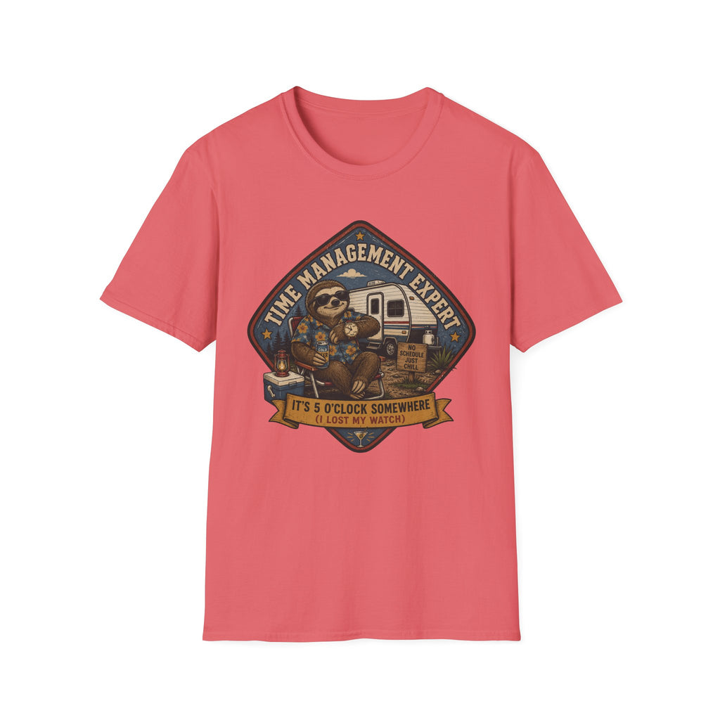 Time Management Expert - It's 5 O'Clock Somewhere T-Shirt