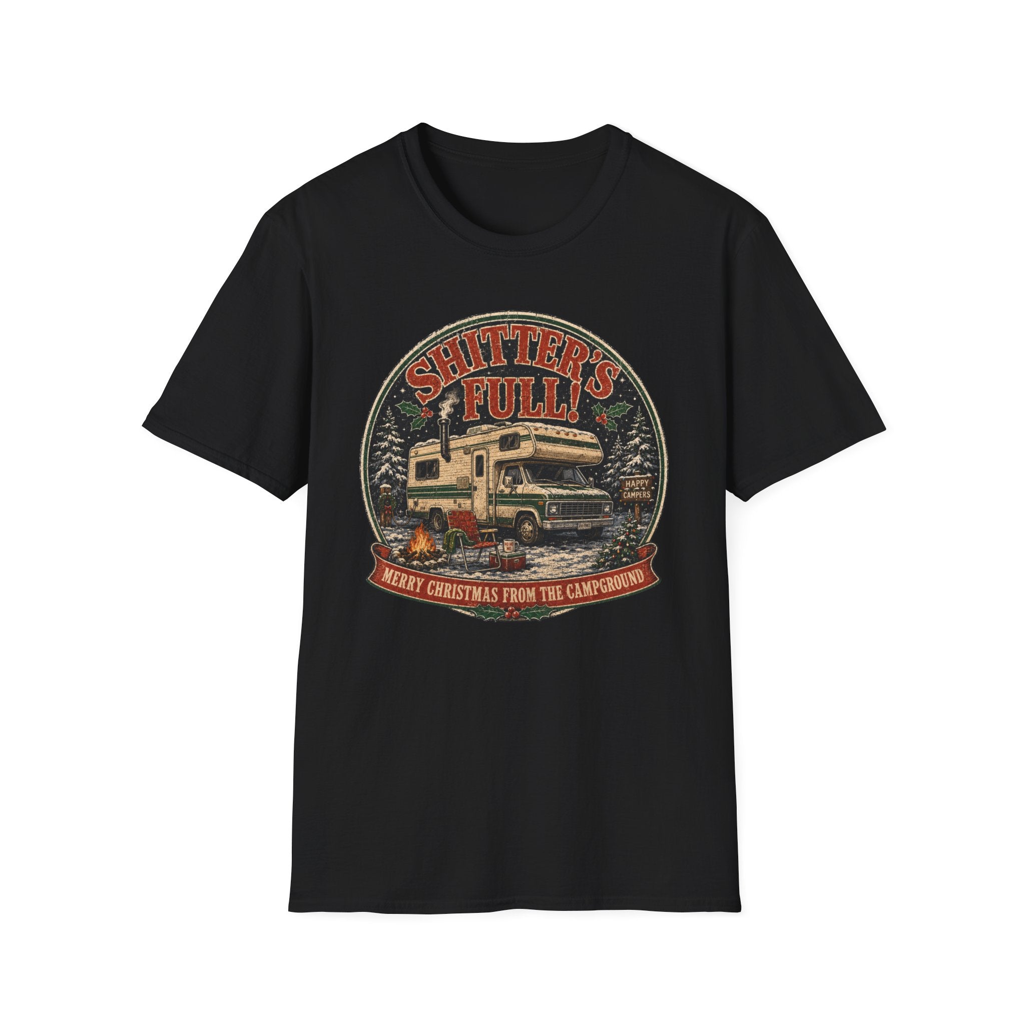 Shitters Full - Merry Xmas From The Campground T-Shirt