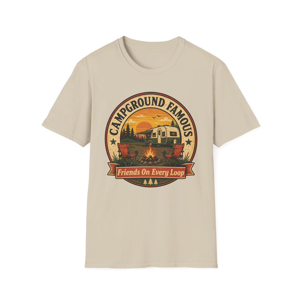 Campground Famous - Friends On Every Loop T-Shirt