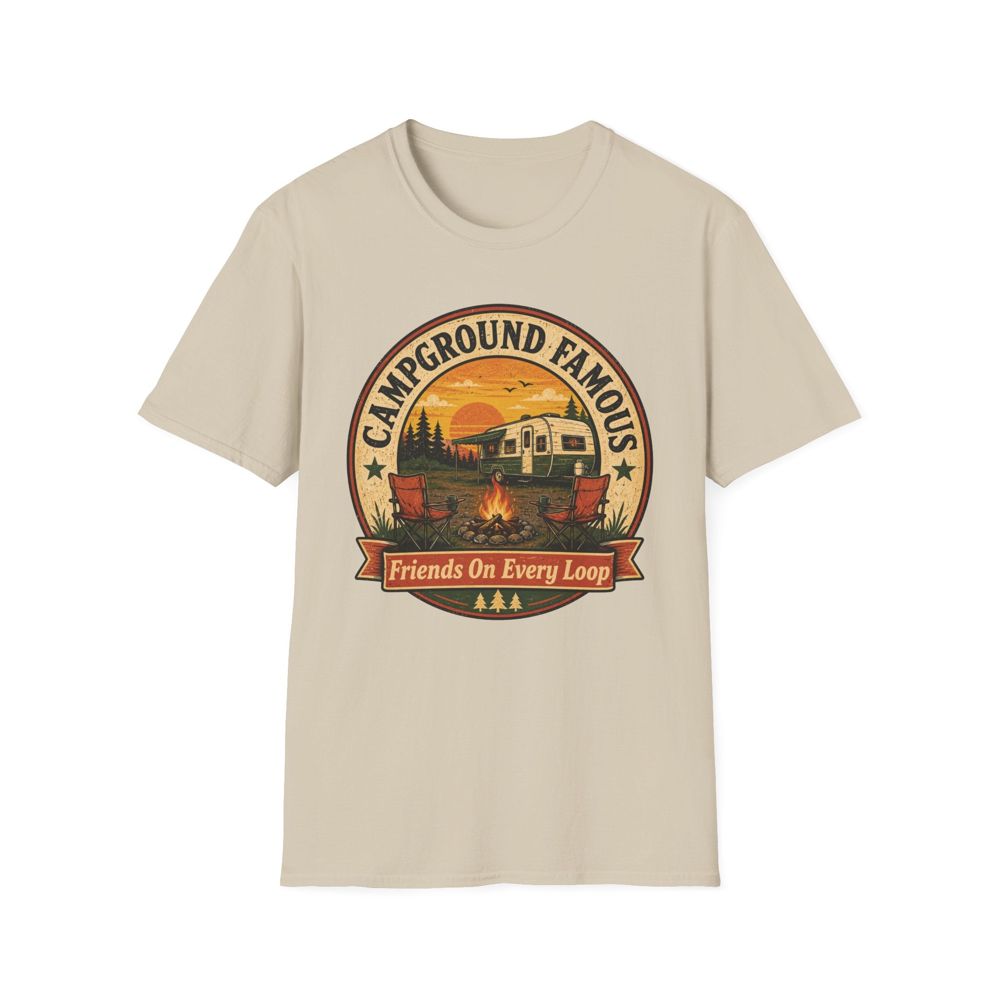 Campground Famous - Friends On Every Loop T-Shirt