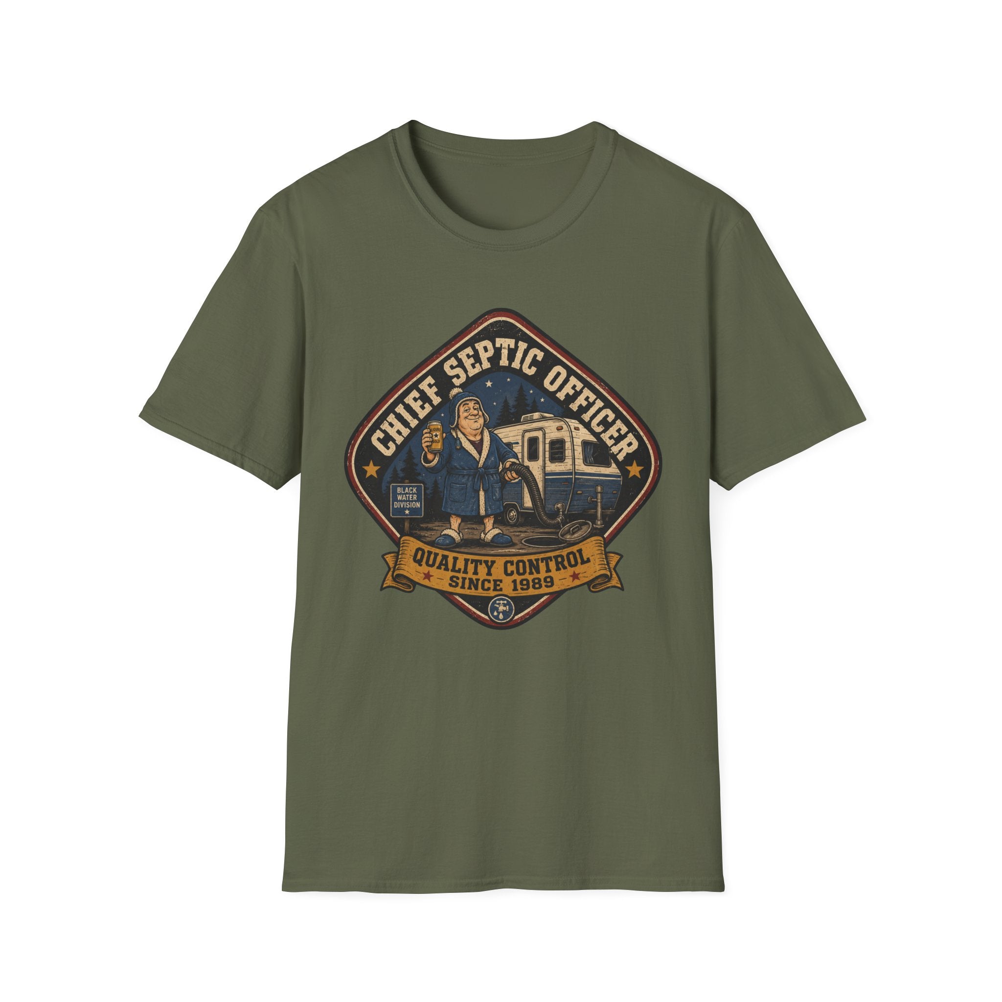 Chief Septic Officer - Quality Control Since 1989 T-Shirt