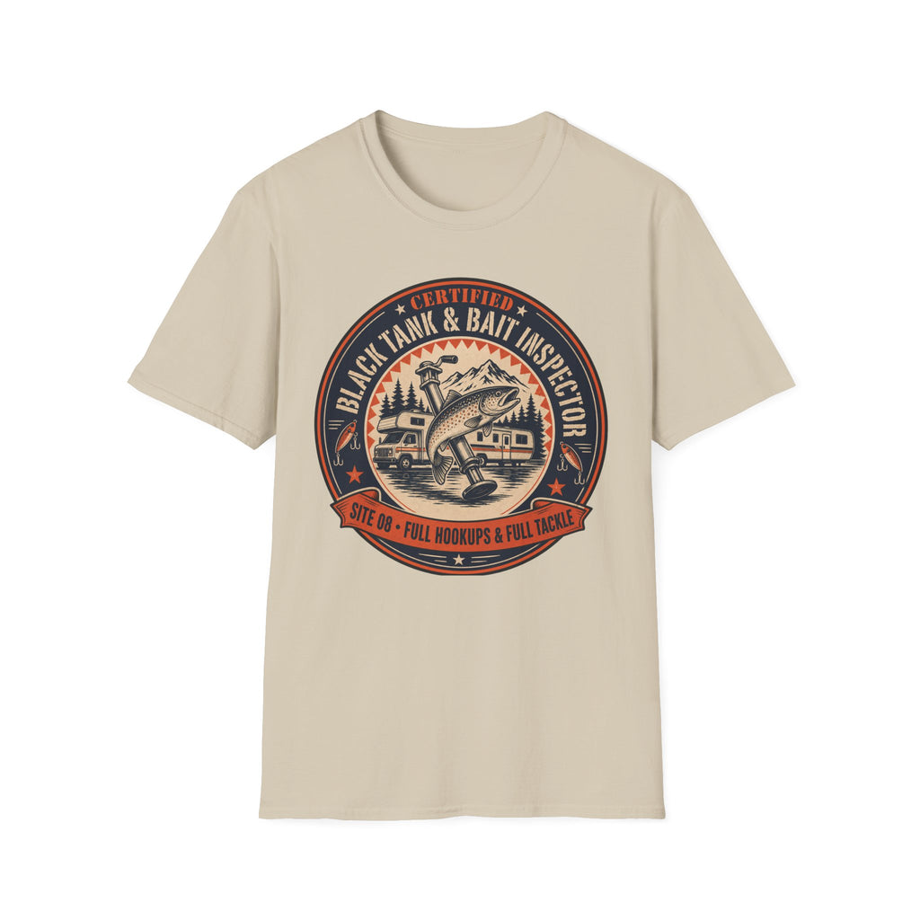 Certified Black Tank & Bait Inspector T-Shirt