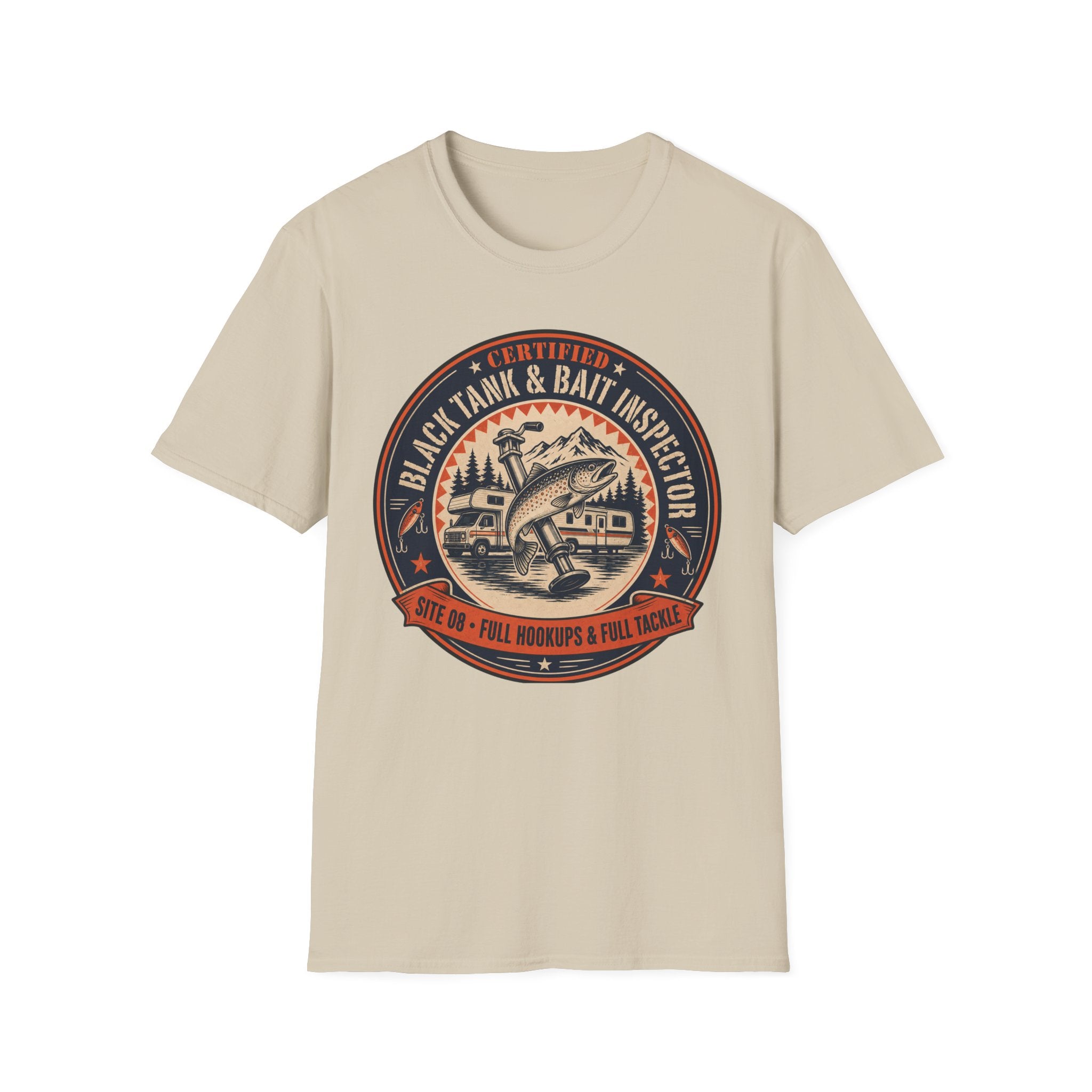 Certified Black Tank & Bait Inspector T-Shirt