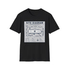 Site Layout Diagram T-Shirt