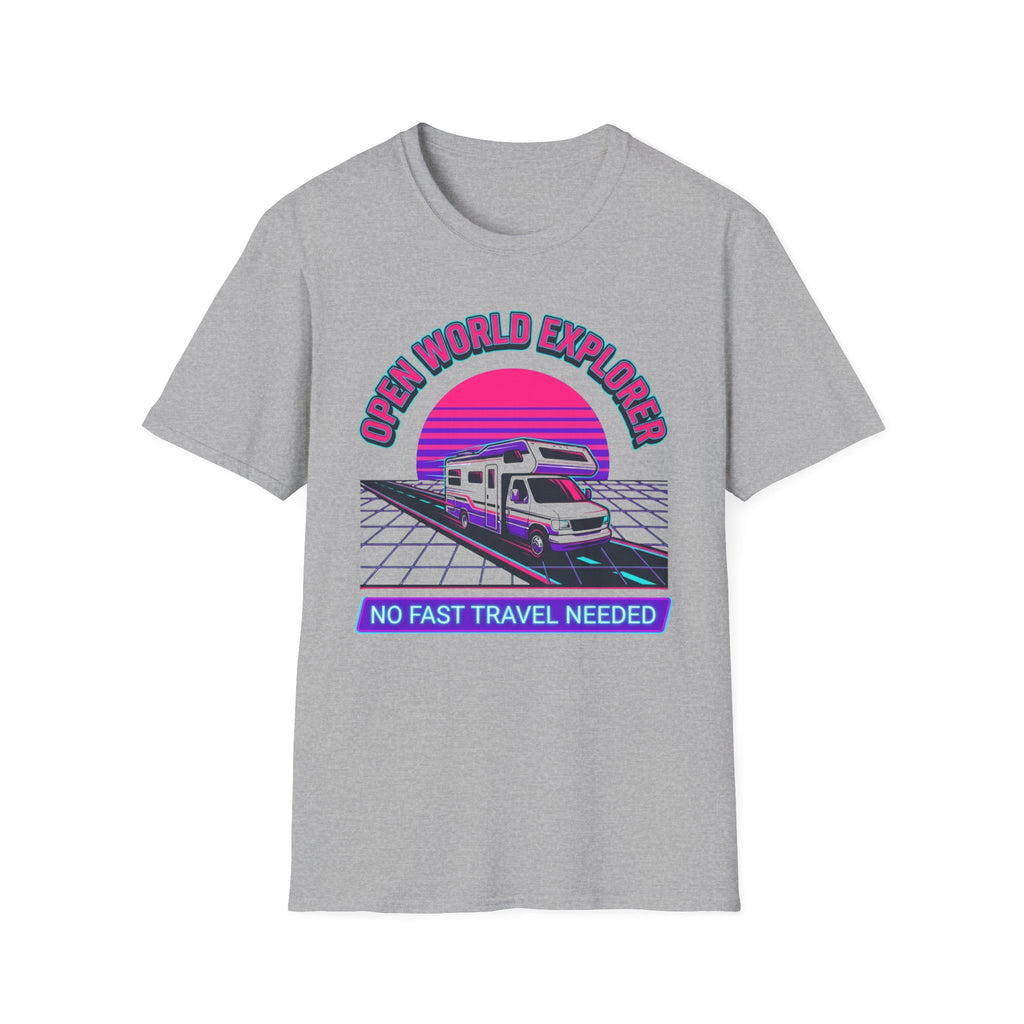 Open World Explorer - No Fast Travel Needed T-Shirt