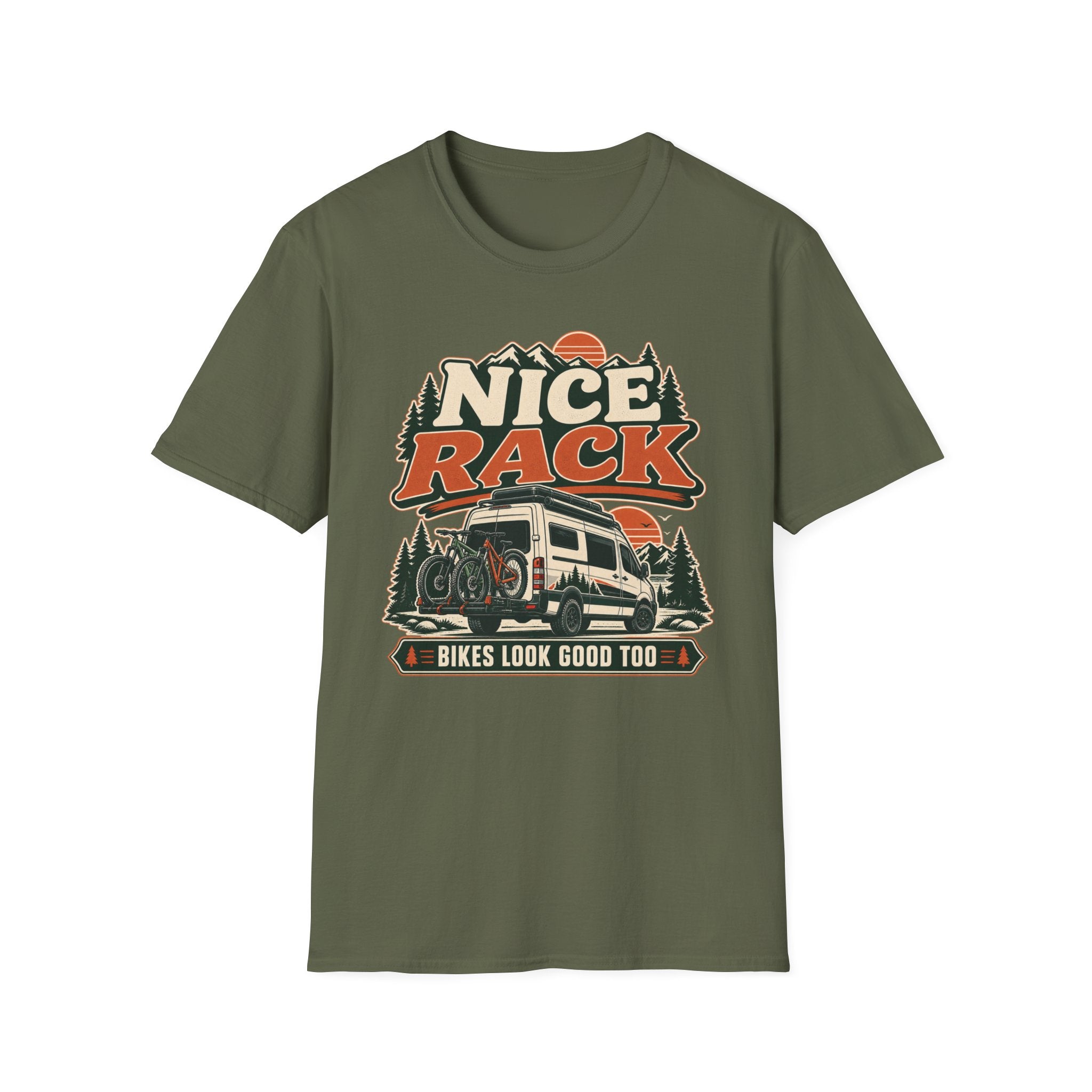 Nice Rack - Bikes Look Good Too T-Shirt