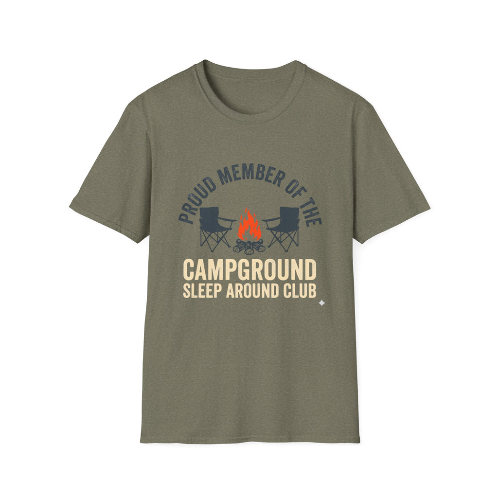 Proud Member Of The Campground Sleep Around Club T-Shirt
