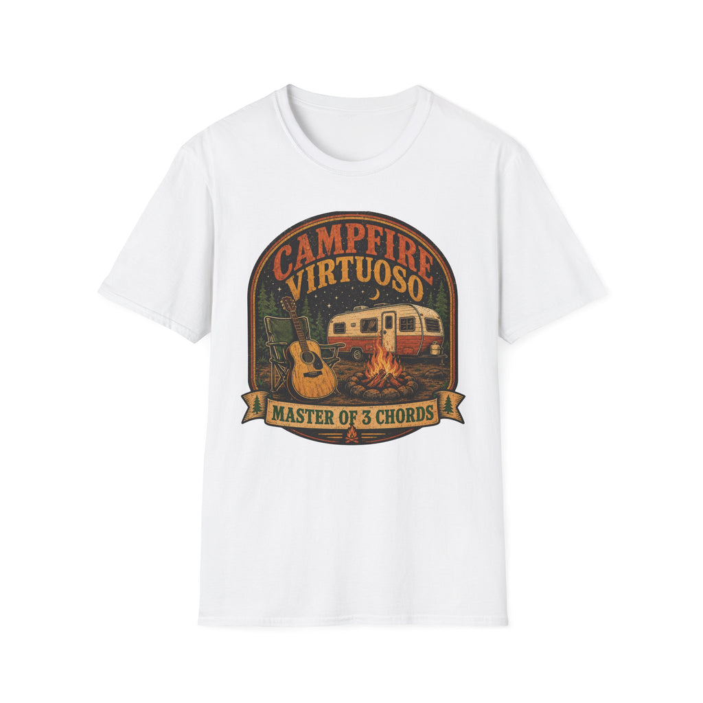 Campfire Virtuoso - Master of 3 Chords T-Shirt